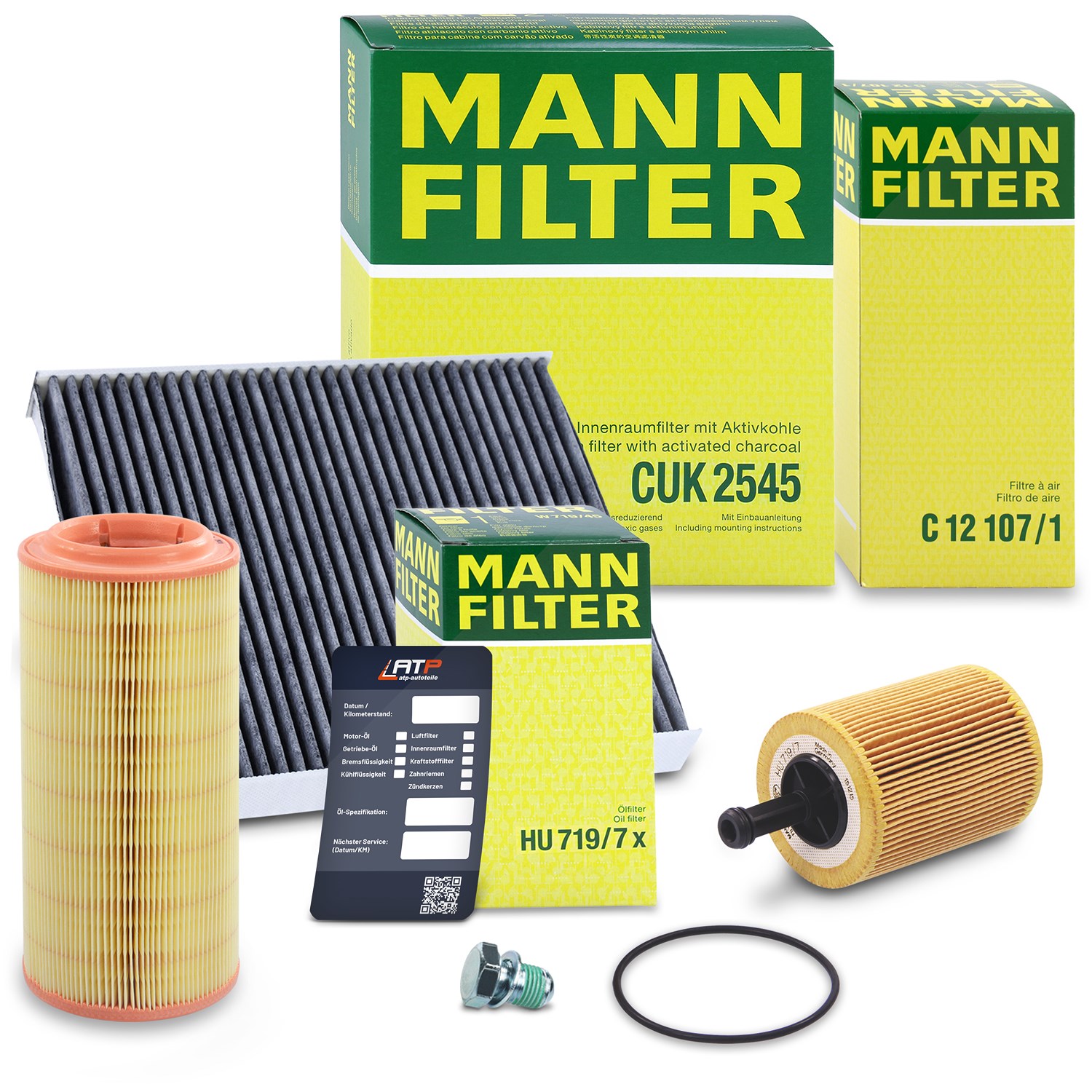Mann-filter Inspektionspaket Filtersatz SET A [Hersteller-Nr. 10492788] für Audi