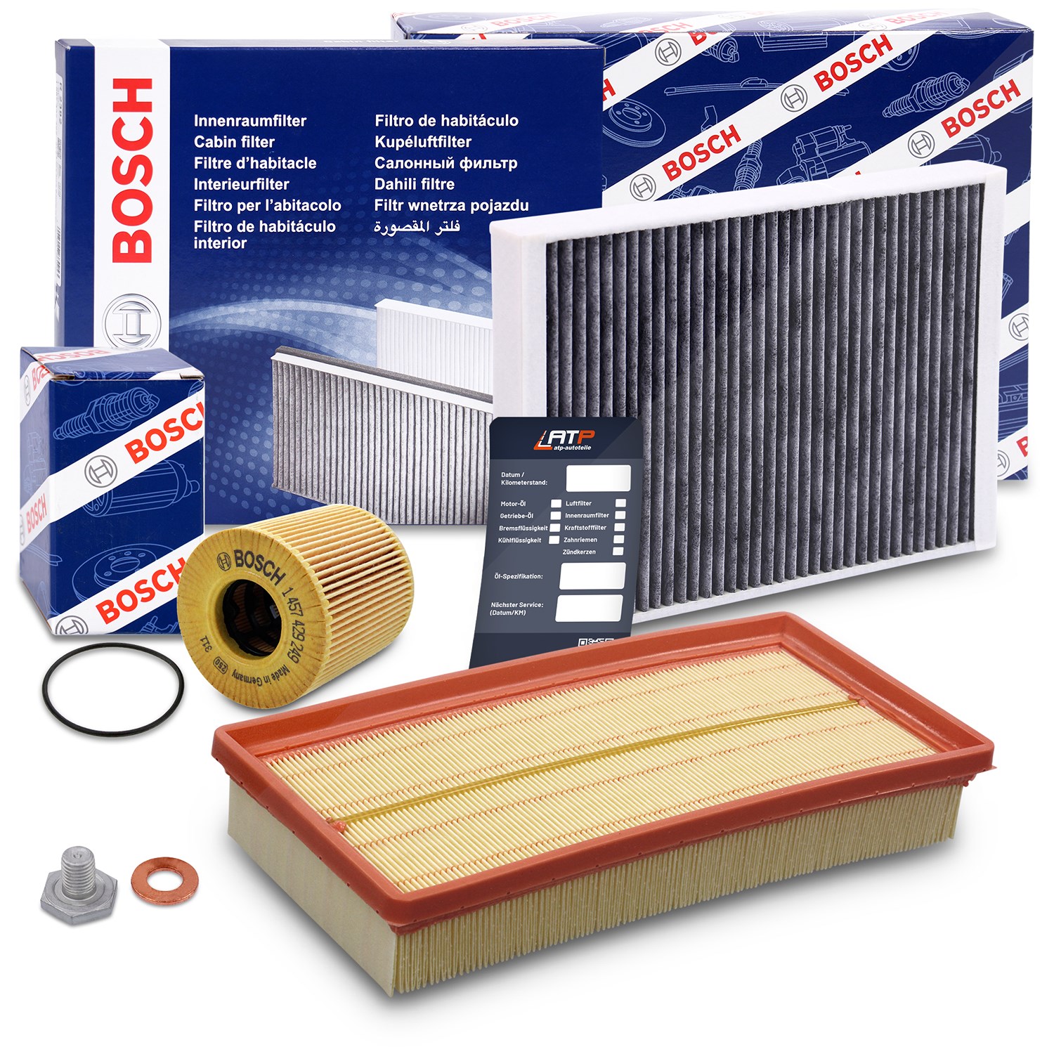 Bosch Inspektionspaket Filtersatz SET A [Hersteller-Nr. 10493473] für Citroën, Peugeot