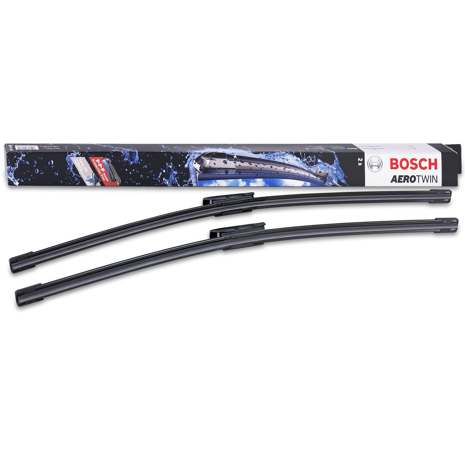 Bosch Wischerblatt Aerotwin Spoiler A424S [Hersteller-Nr. 3397007424] für Renault, Mercedes-Benz, Saab