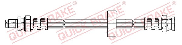 Quick Brake Bremsschlauch Hinterachse [Hersteller-Nr. 32.120] für Smart