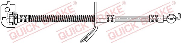 Quick Brake Bremsschlauch vorne links [Hersteller-Nr. 50.886] für Kia, Hyundai