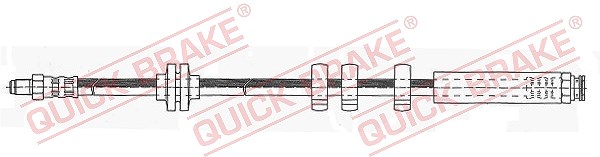 Quick Brake Bremsschlauch vorne links rechts [Hersteller-Nr. 32.978] für Fiat