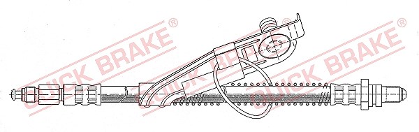Quick Brake Bremsschlauch vorne links [Hersteller-Nr. 42.917] für Ford, Mazda