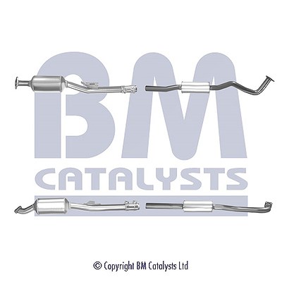 Bm Catalysts Ruß-/Partikelfilter, Abgasanlage [Hersteller-Nr. BM11176H] für Mitsubishi