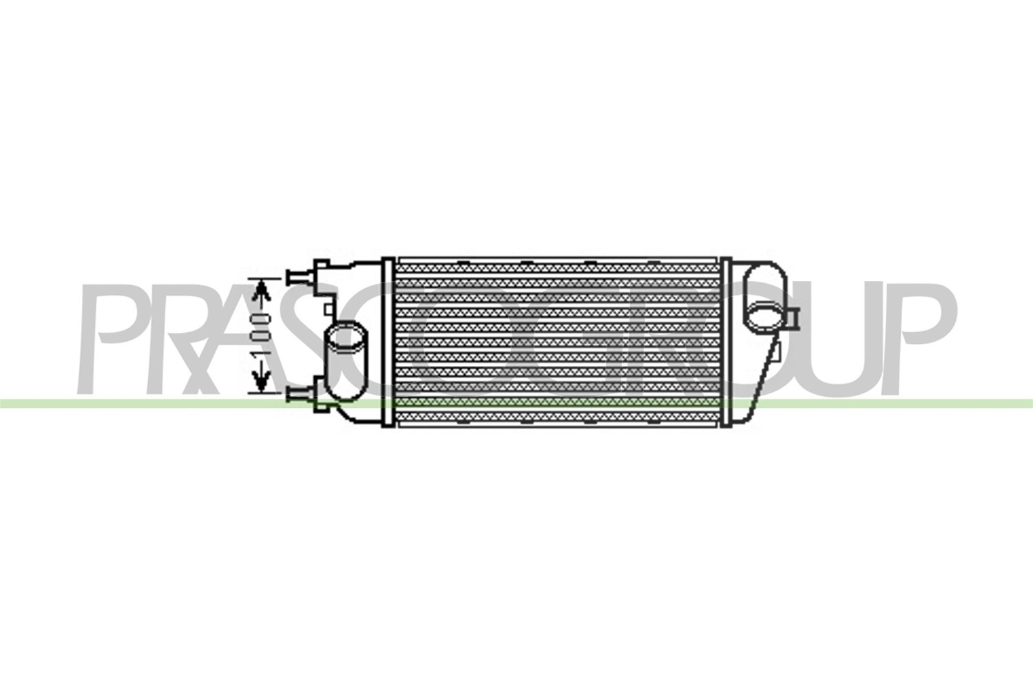 Prasco Ladeluftkühler [Hersteller-Nr. FT030N004] für Fiat