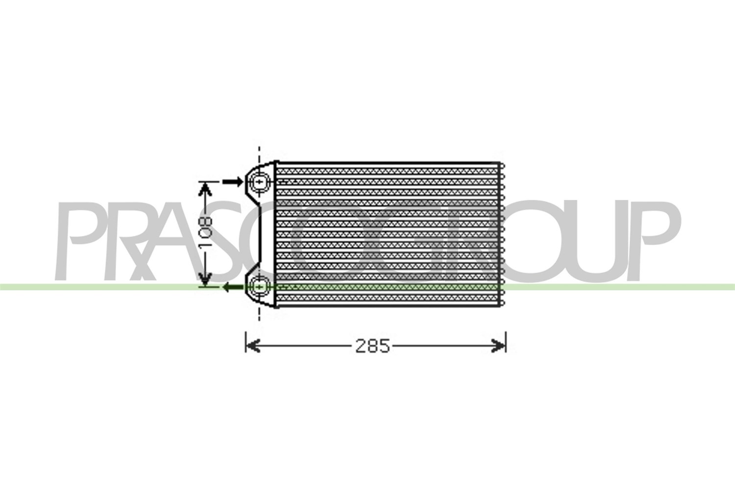Prasco Wärmetauscher, Innenraumheizung [Hersteller-Nr. AD020H001] für Audi, Seat