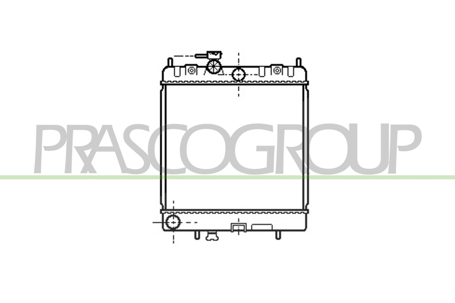 Prasco Kühler, Motorkühlung [Hersteller-Nr. DS005R004] für Nissan