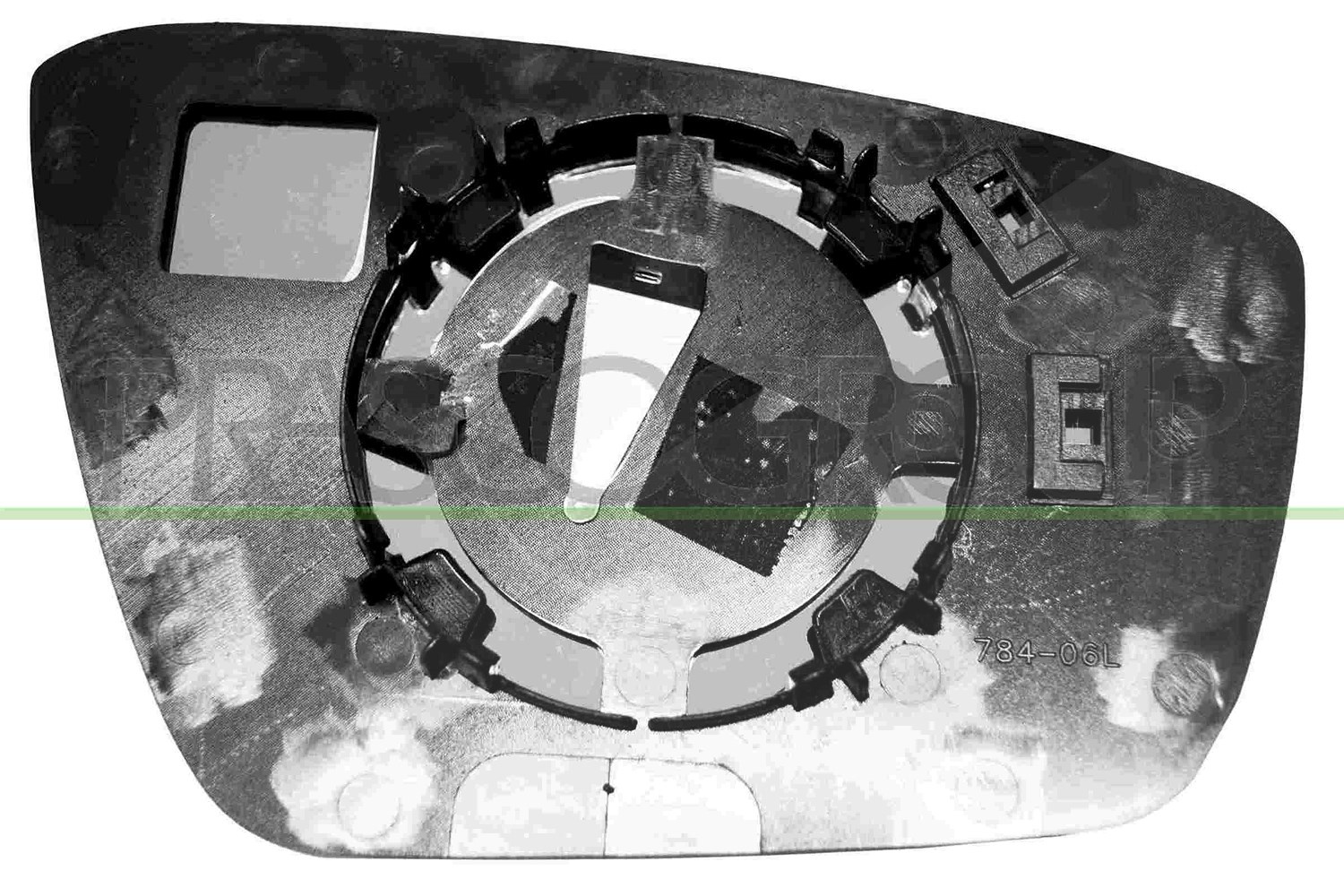 Prasco Spiegelglas, Außenspiegel [Hersteller-Nr. FD0107504] für Ford