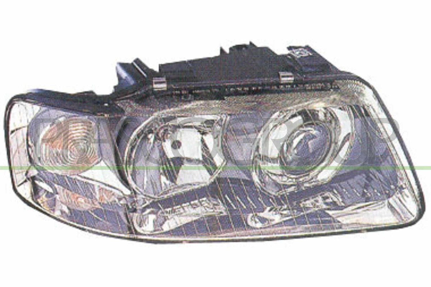 Prasco Scheinwerfer H7/H1 elek. LWR ohne Stellmotor [Hersteller-Nr. AD0164933] für Audi