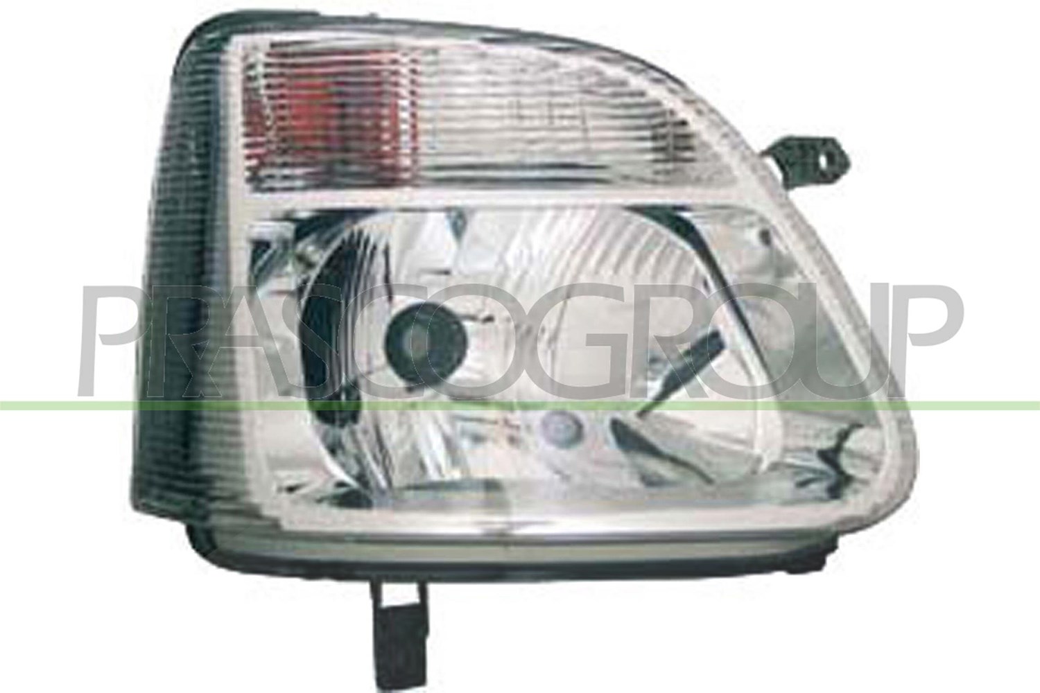 Prasco Scheinwerfer H4 ohne Stellmotor elektr. LWR [Hersteller-Nr. OP3044813] für Opel