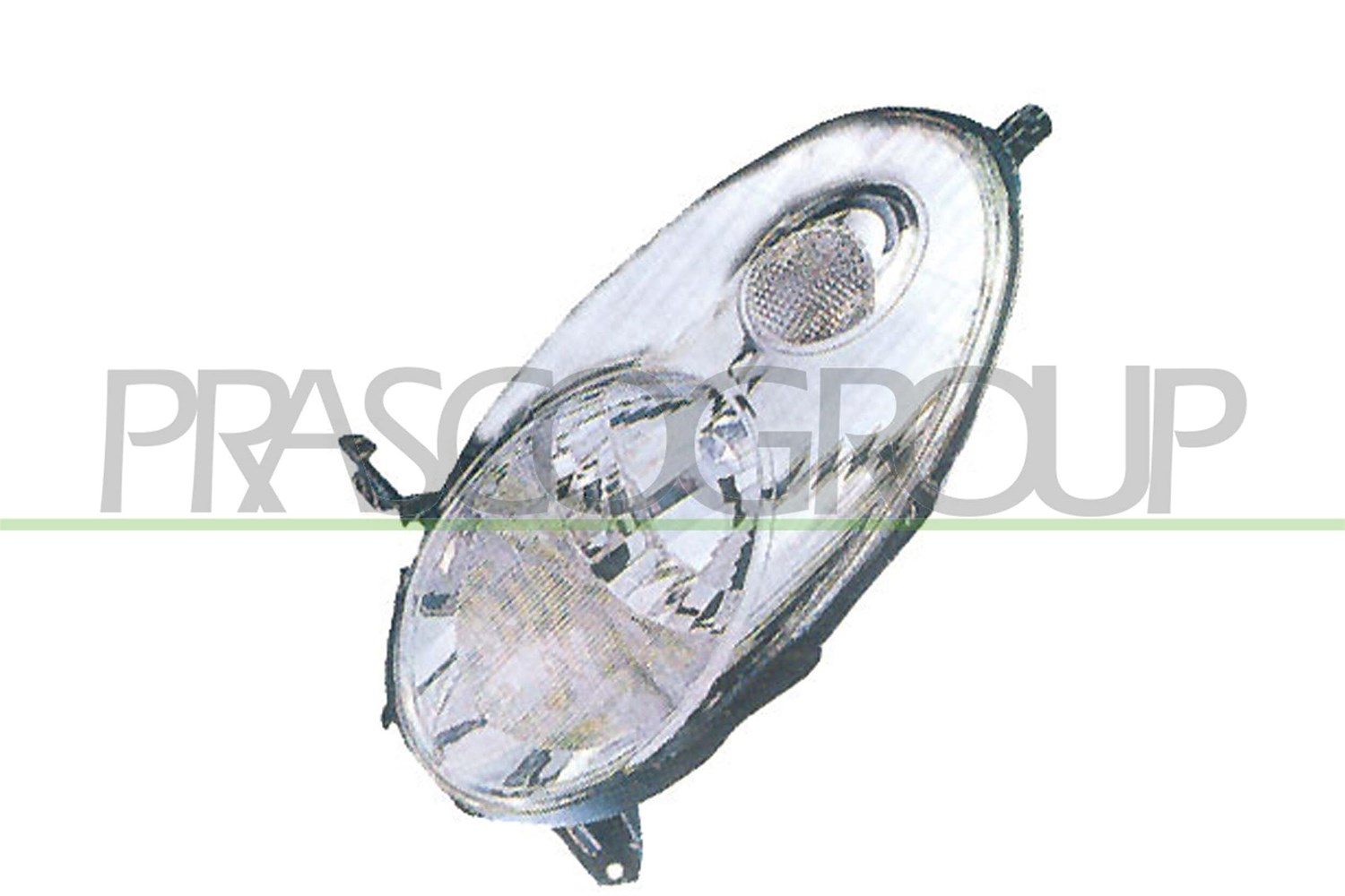 Prasco Scheinwerfer H4 ohne Stellmotor elektr. LWR [Hersteller-Nr. DS0114804] für Nissan