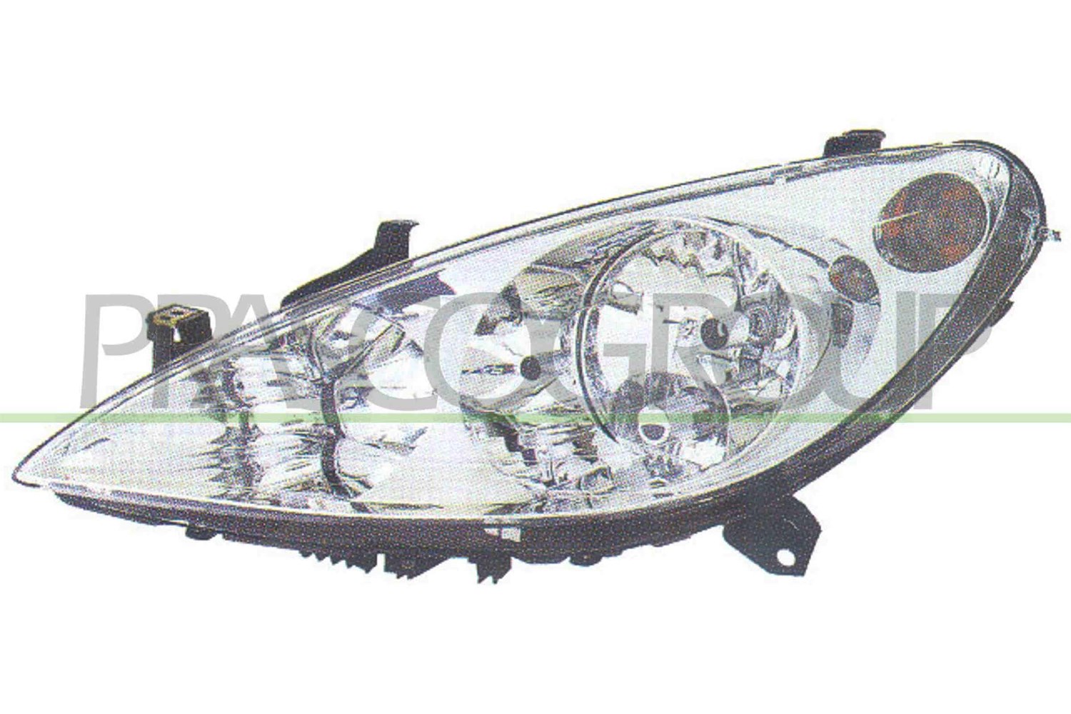 Prasco Scheinwerfer H7/H1/H1 mit NSW [Hersteller-Nr. PG4204913] für Peugeot