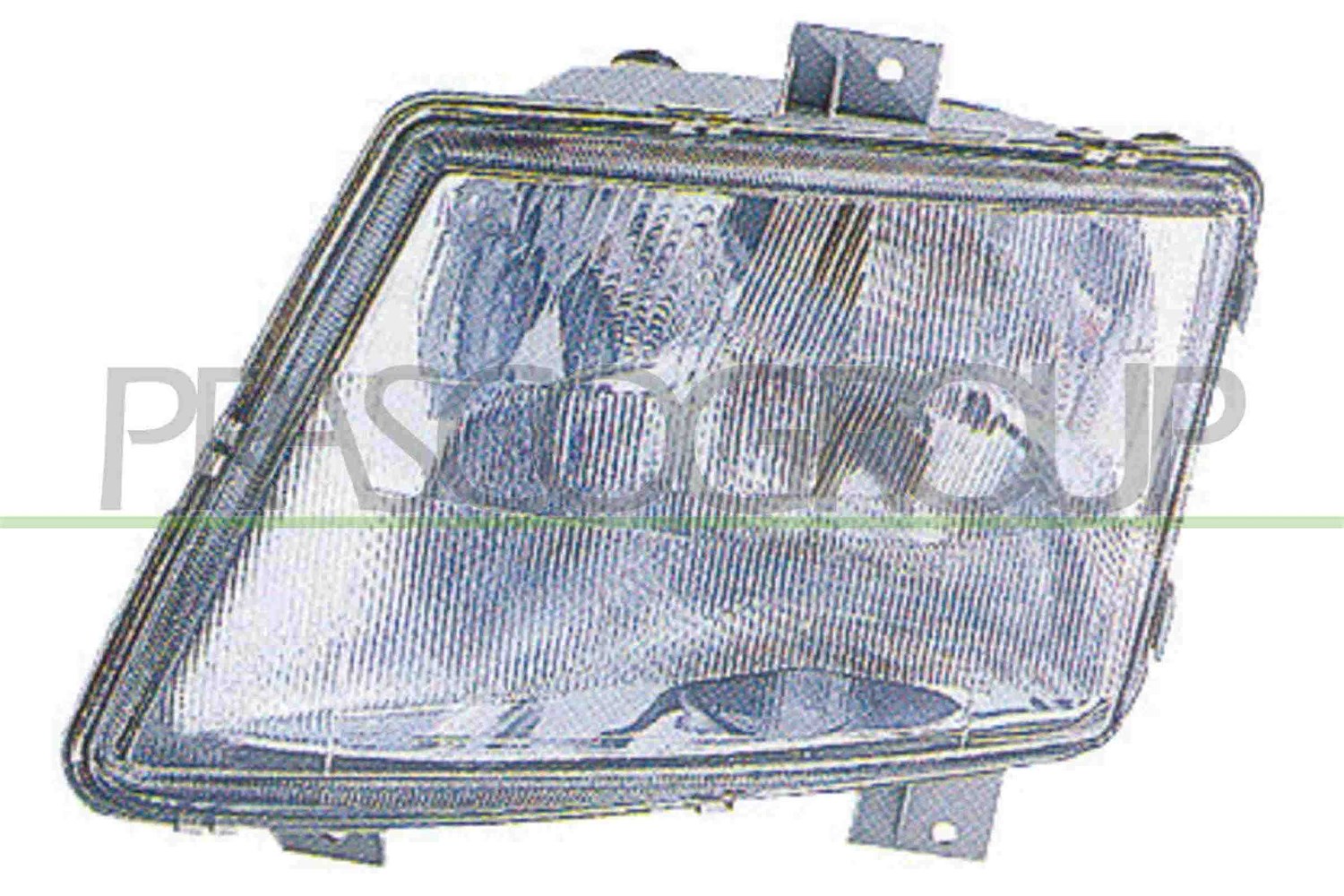 Prasco Scheinwerfer H4/H1 mit pneumat. LWR o. Stellmotor [Hersteller-Nr. ME9075904] für Mercedes-Benz