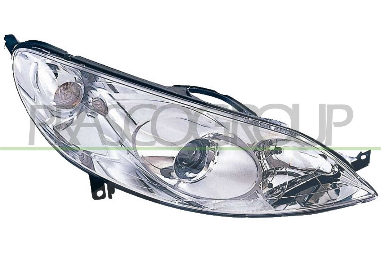 Prasco Scheinwerfer H7/H1 mit Stellmotor für LWR [Hersteller-Nr. PG0614903] für Peugeot