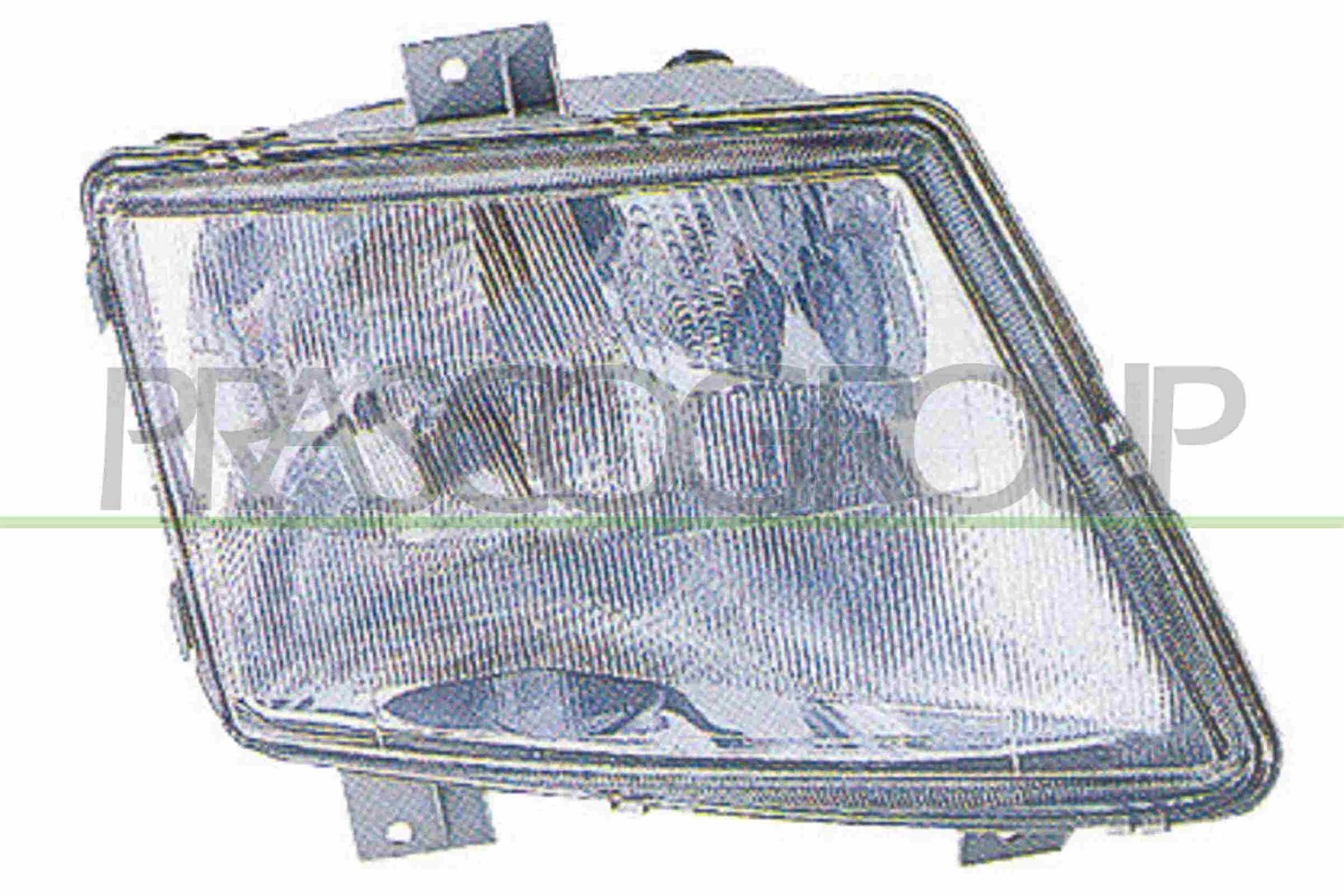 Prasco Scheinwerfer H4/H1 mit pneumat. LWR o. Stellmotor [Hersteller-Nr. ME9075903] für Mercedes-Benz