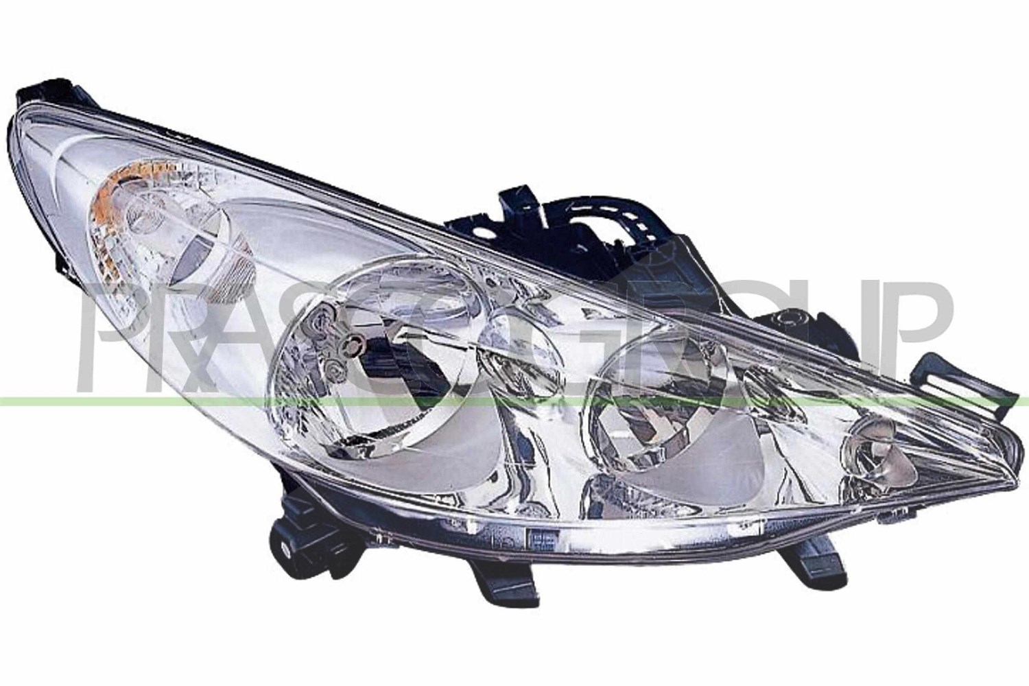 Prasco Scheinwerfer H7/H1 mit Stellmotor für LWR [Hersteller-Nr. PG3204903] für Peugeot