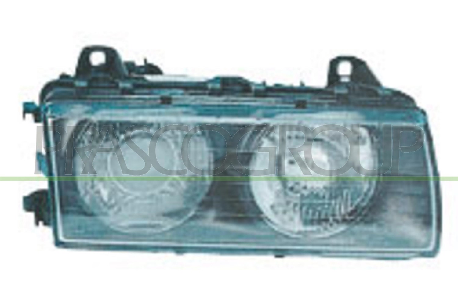 Prasco Scheinwerfer H7/H7 mit/ohne LWR ohne Stellmotor [Hersteller-Nr. BM0144713] für BMW