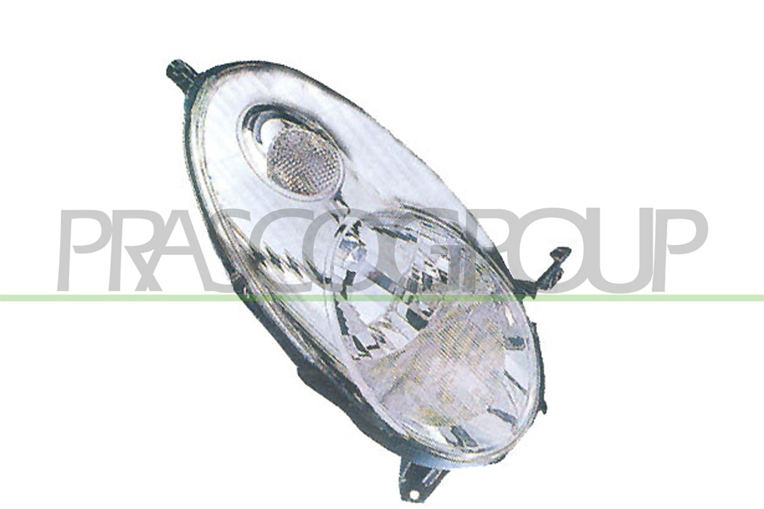 Prasco Scheinwerfer H4 ohne Stellmotor elektr. LWR [Hersteller-Nr. DS0114803] für Nissan