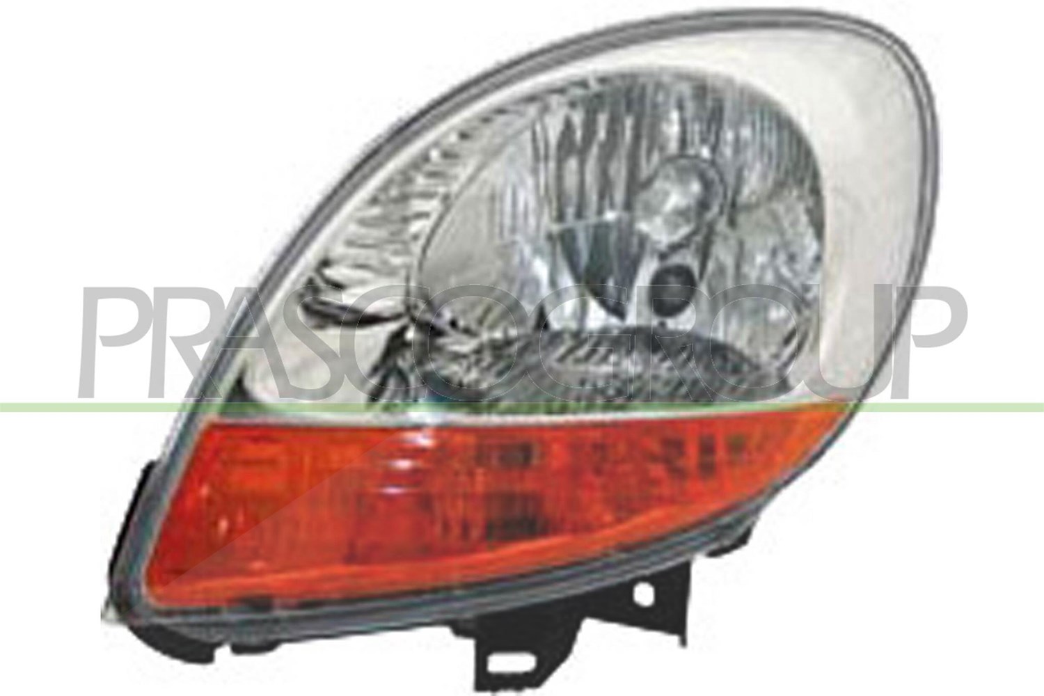 Prasco Scheinwerfer H4 Rahmenfarbe chrom [Hersteller-Nr. RN9174814] für Renault