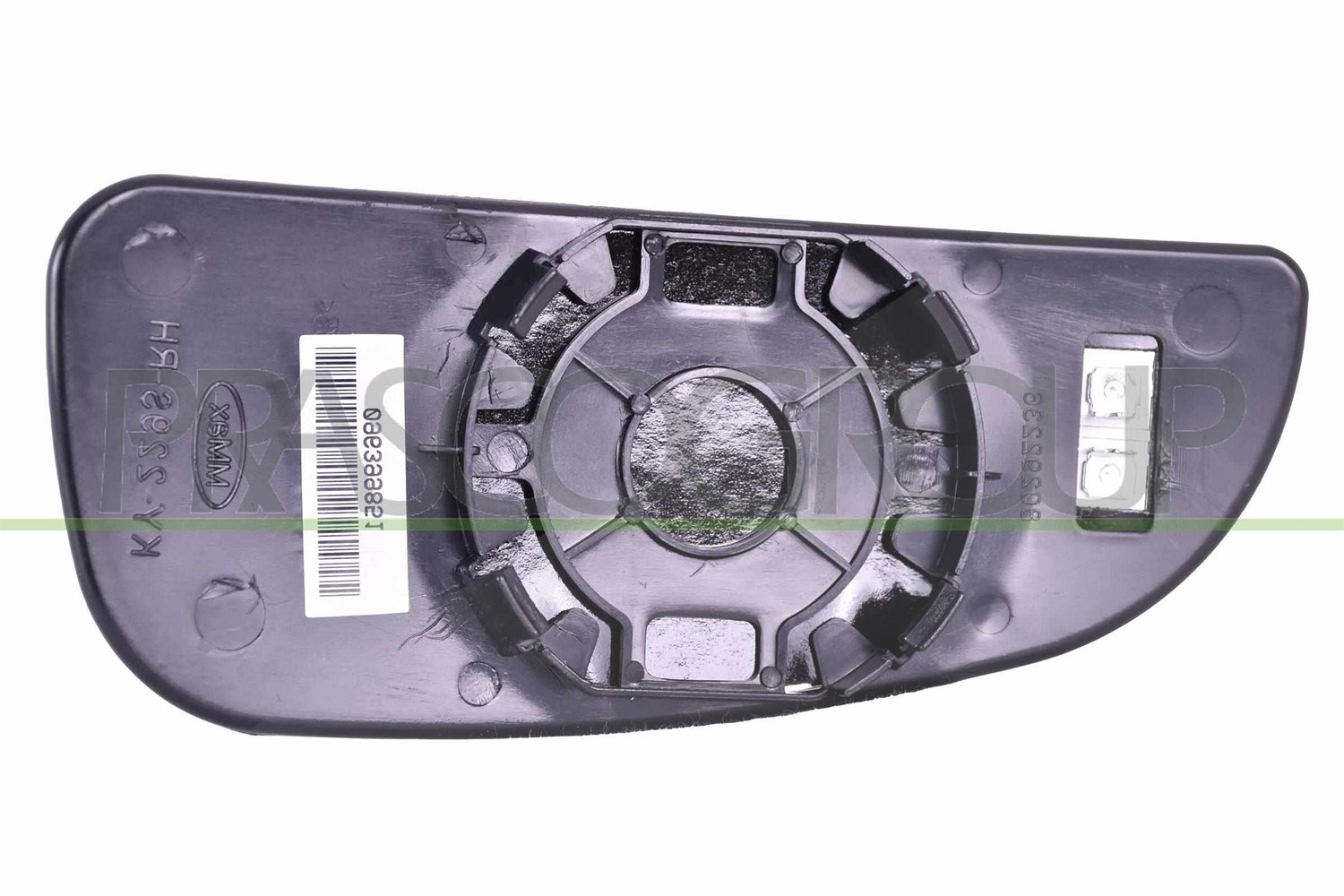 Prasco Spiegelglas, Außenspiegel [Hersteller-Nr. FT9307526] für Fiat, Peugeot, Citroën