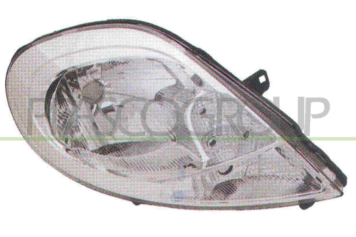 Prasco Hauptscheinwerfer [Hersteller-Nr. OP9344813] für Opel, Nissan, Vauxhall, Renault