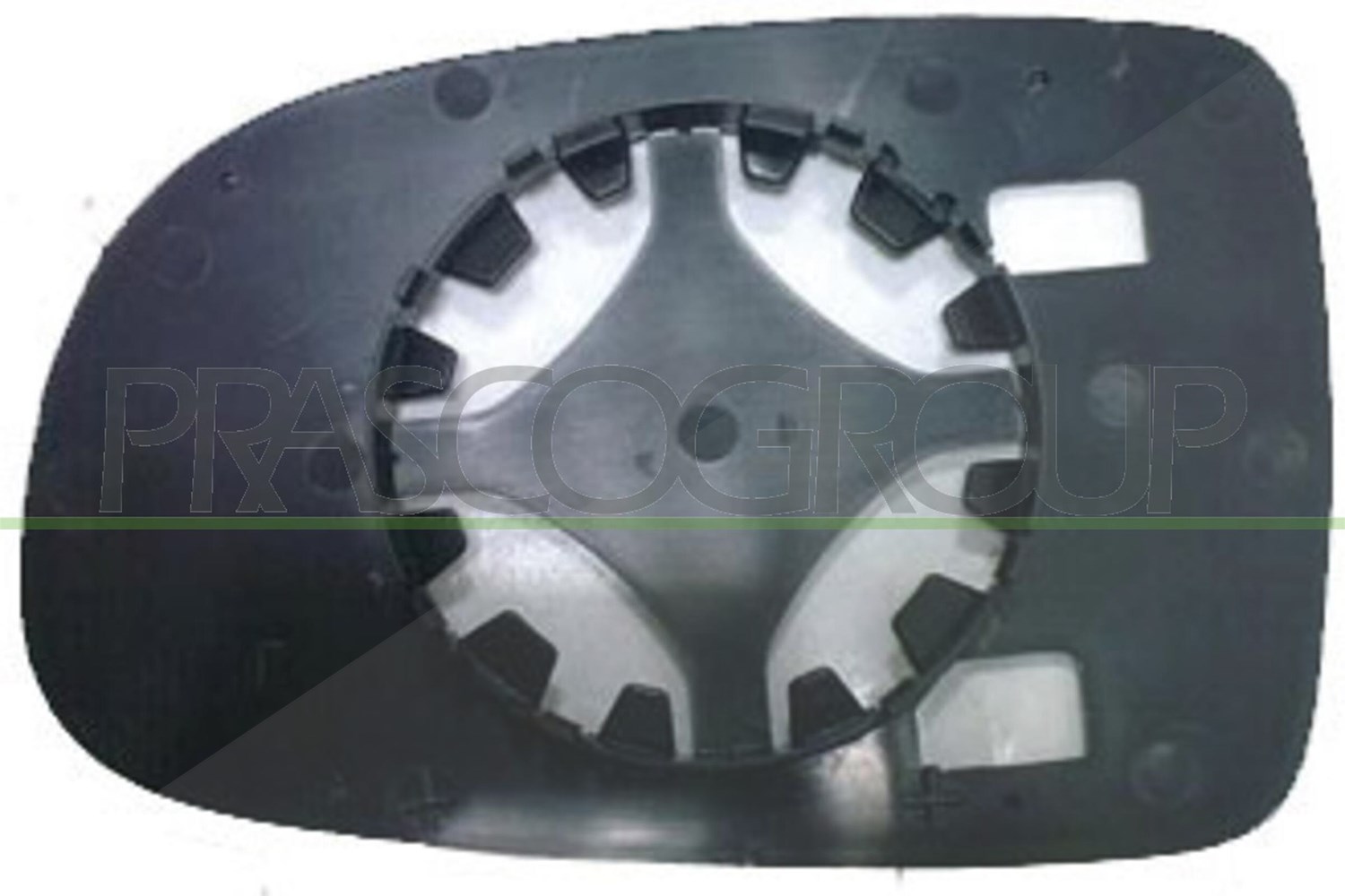 Prasco Spiegelglas, Außenspiegel [Hersteller-Nr. OP0307513] für Opel, Vauxhall
