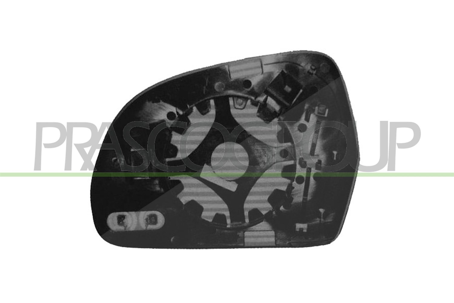 Prasco Spiegelglas, Außenspiegel [Hersteller-Nr. AD0247513] für Audi