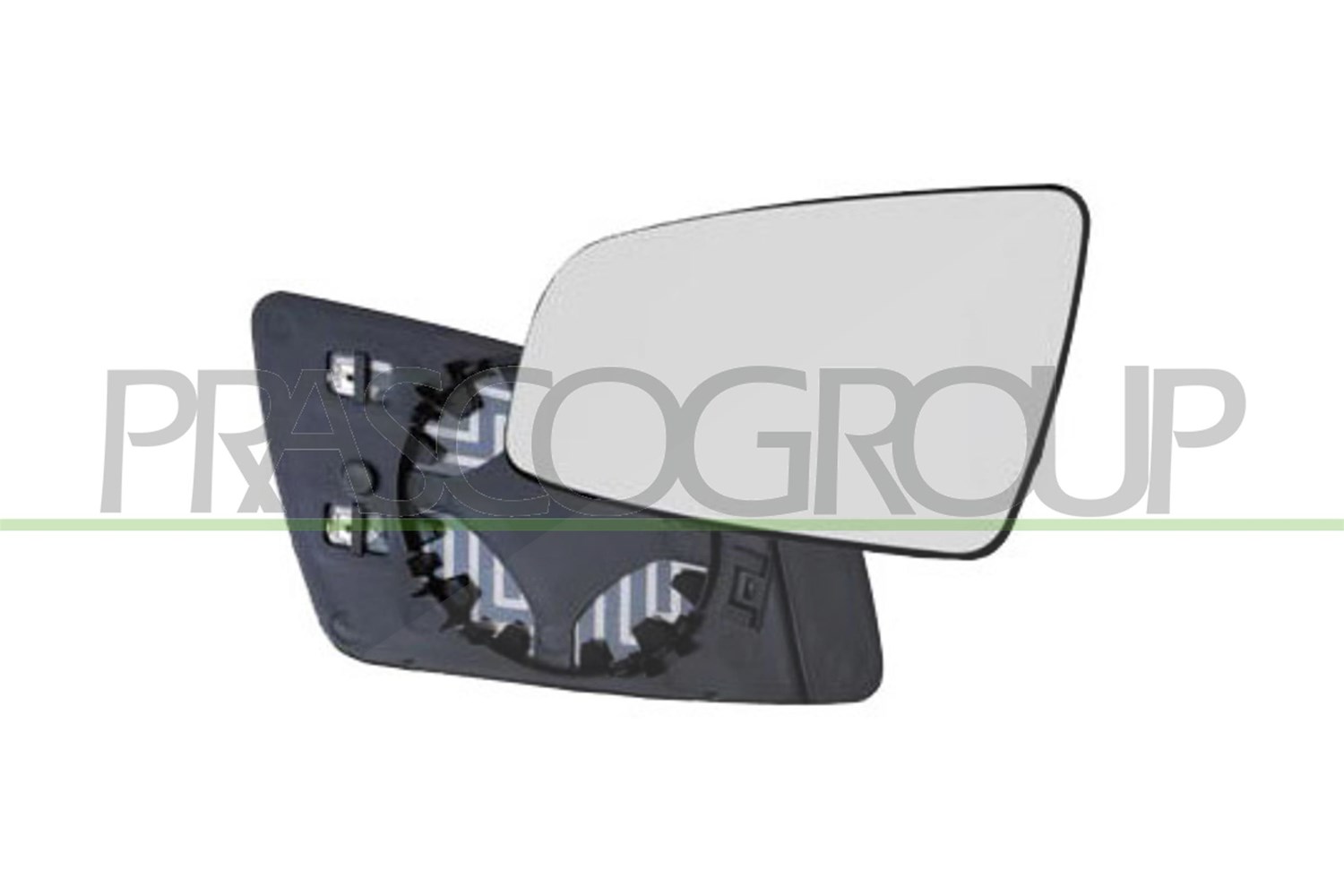 Prasco Spiegelglas, Außenspiegel [Hersteller-Nr. OP7177503] für Vauxhall, Opel