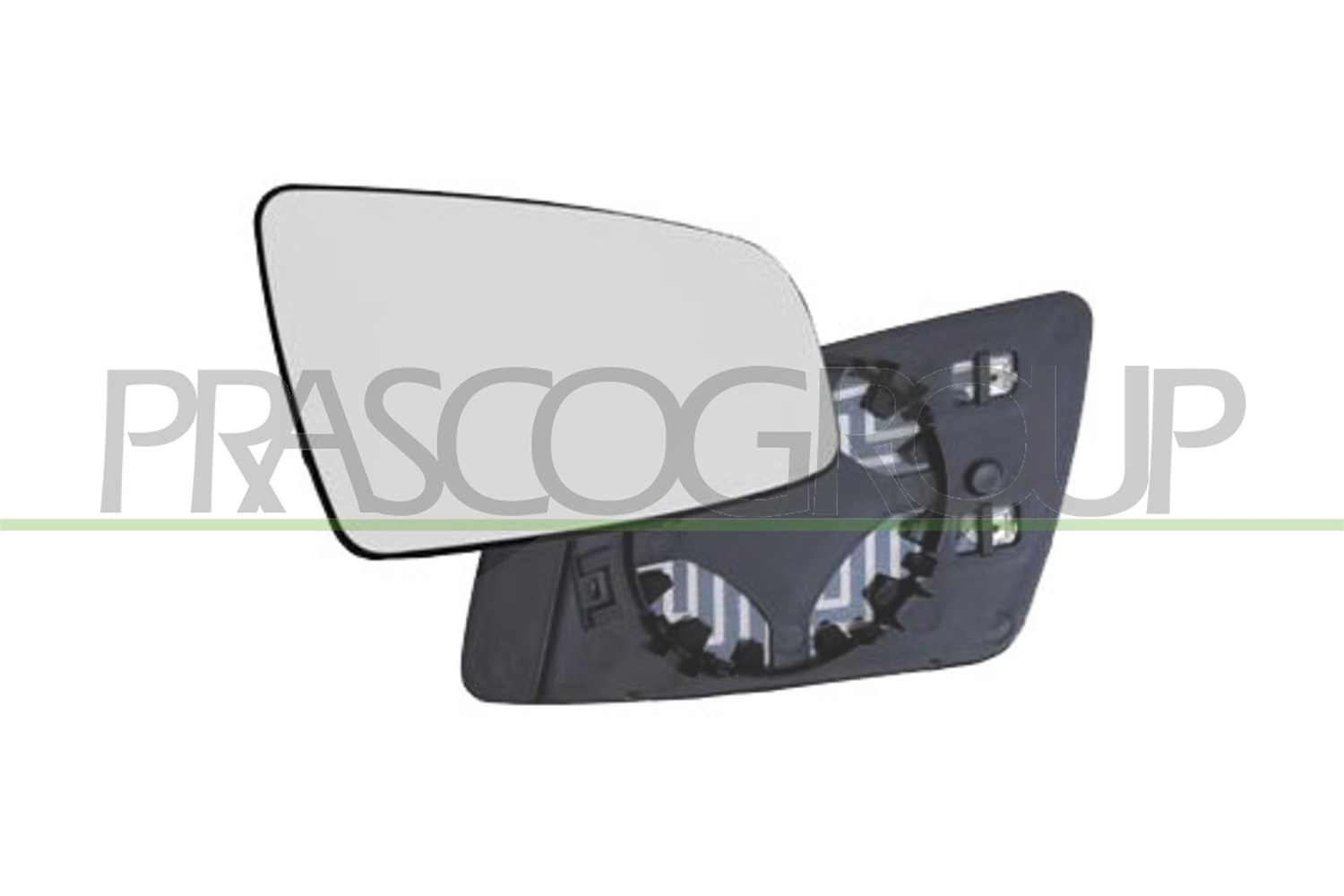 Prasco Spiegelglas, Außenspiegel [Hersteller-Nr. OP7177504] für Opel, Vauxhall