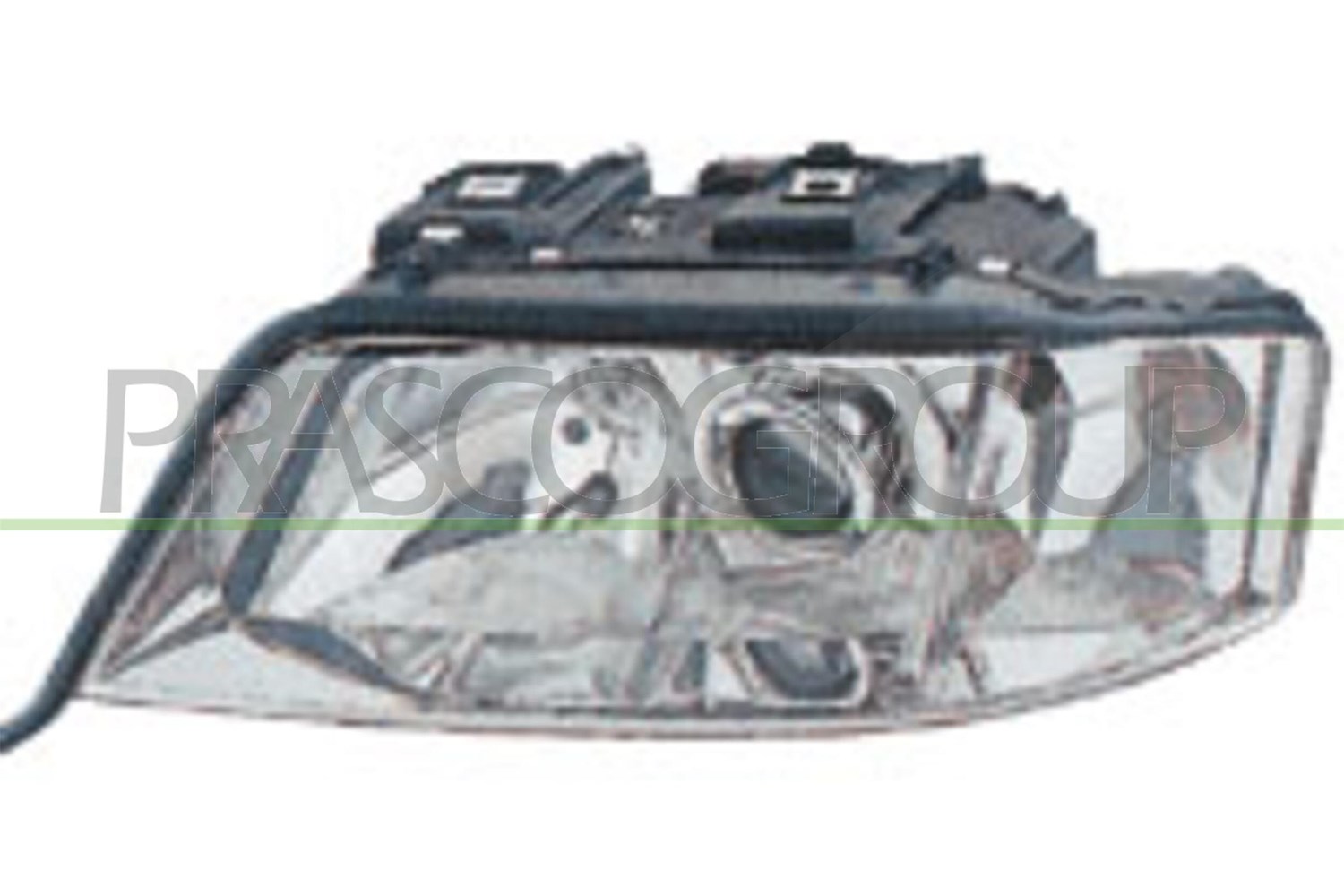 Prasco Scheinwerfer H7/H1 elektr. LWR ohne Stellmotor [Hersteller-Nr. AD0324904] für Audi