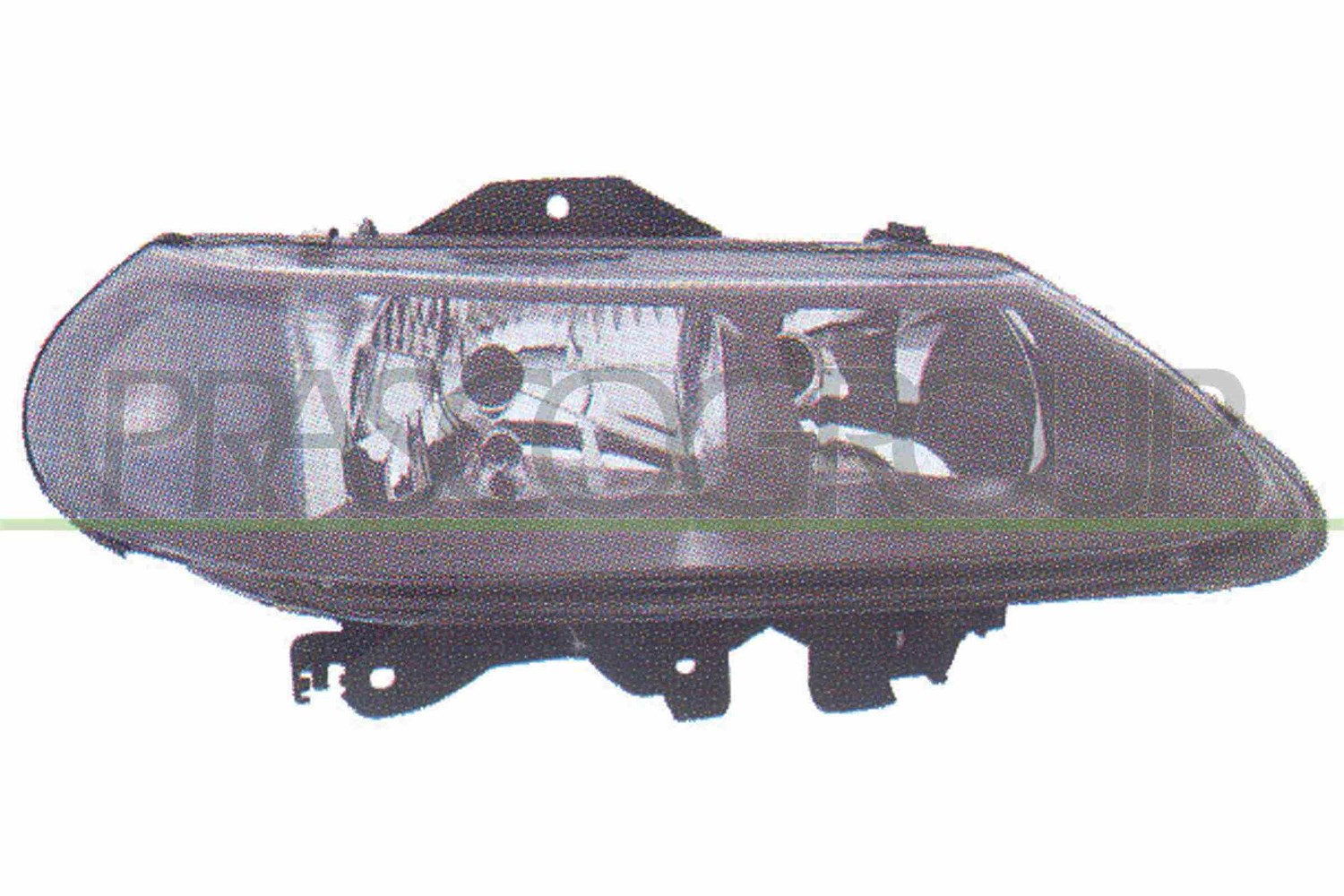 Prasco Scheinwerfer H7/H7 elektr. LWR o. Stellmotor [Hersteller-Nr. RN0824903] für Renault