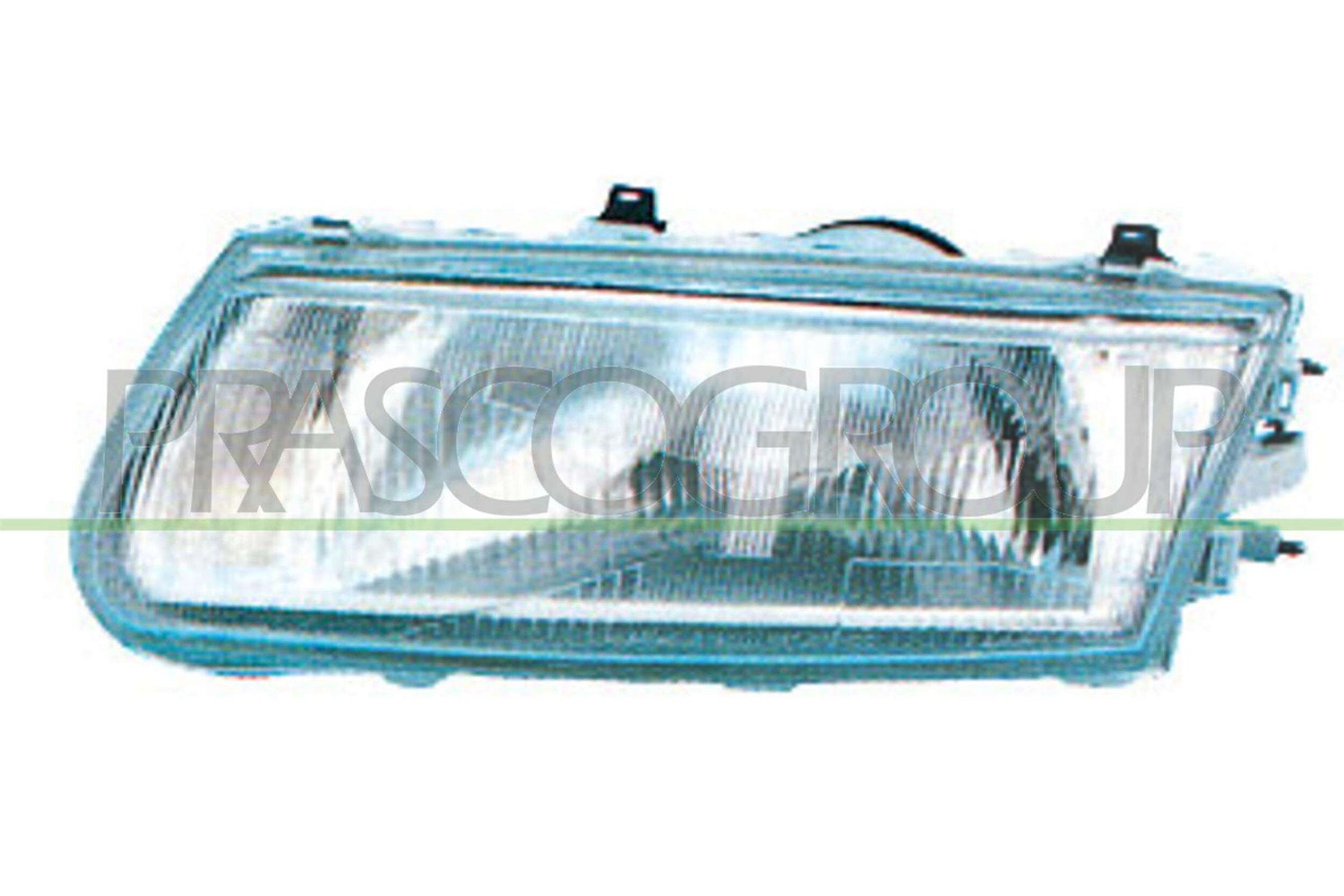Prasco Scheinwerfer H4 elektr. LWR ohne Stellmotor [Hersteller-Nr. MB0394803] für Mitsubishi