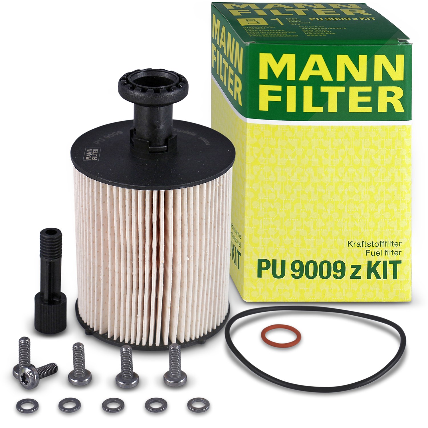 Mann-filter Kraftstofffilter [Hersteller-Nr. PU9009zKIT] für Fiat, Opel, Vauxhall, Nissan, Renault, Mercedes-Benz