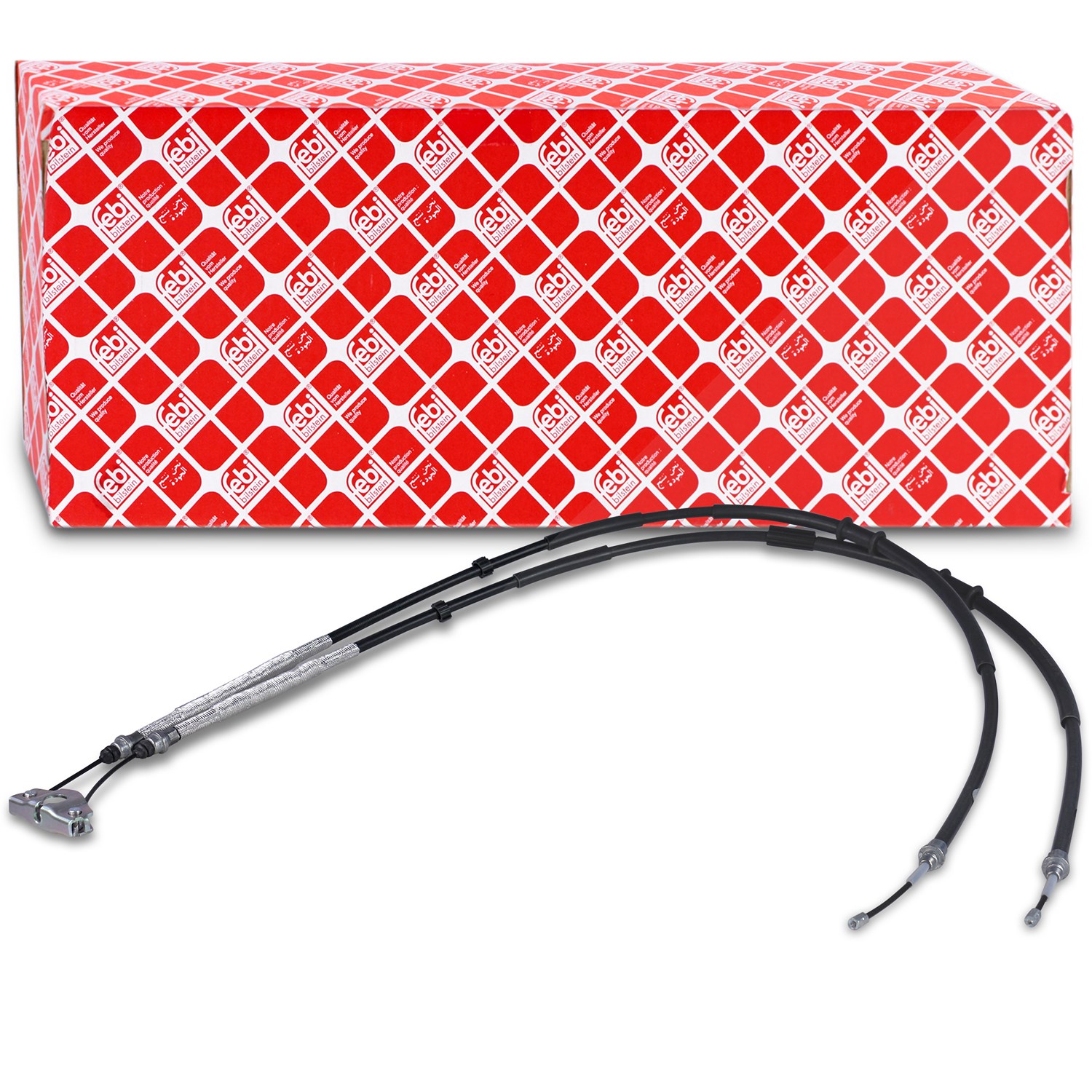 Febi Bilstein Handbremsseil Seilzug, Feststellbremse [Hersteller-Nr. 106235] für Opel, Vauxhall