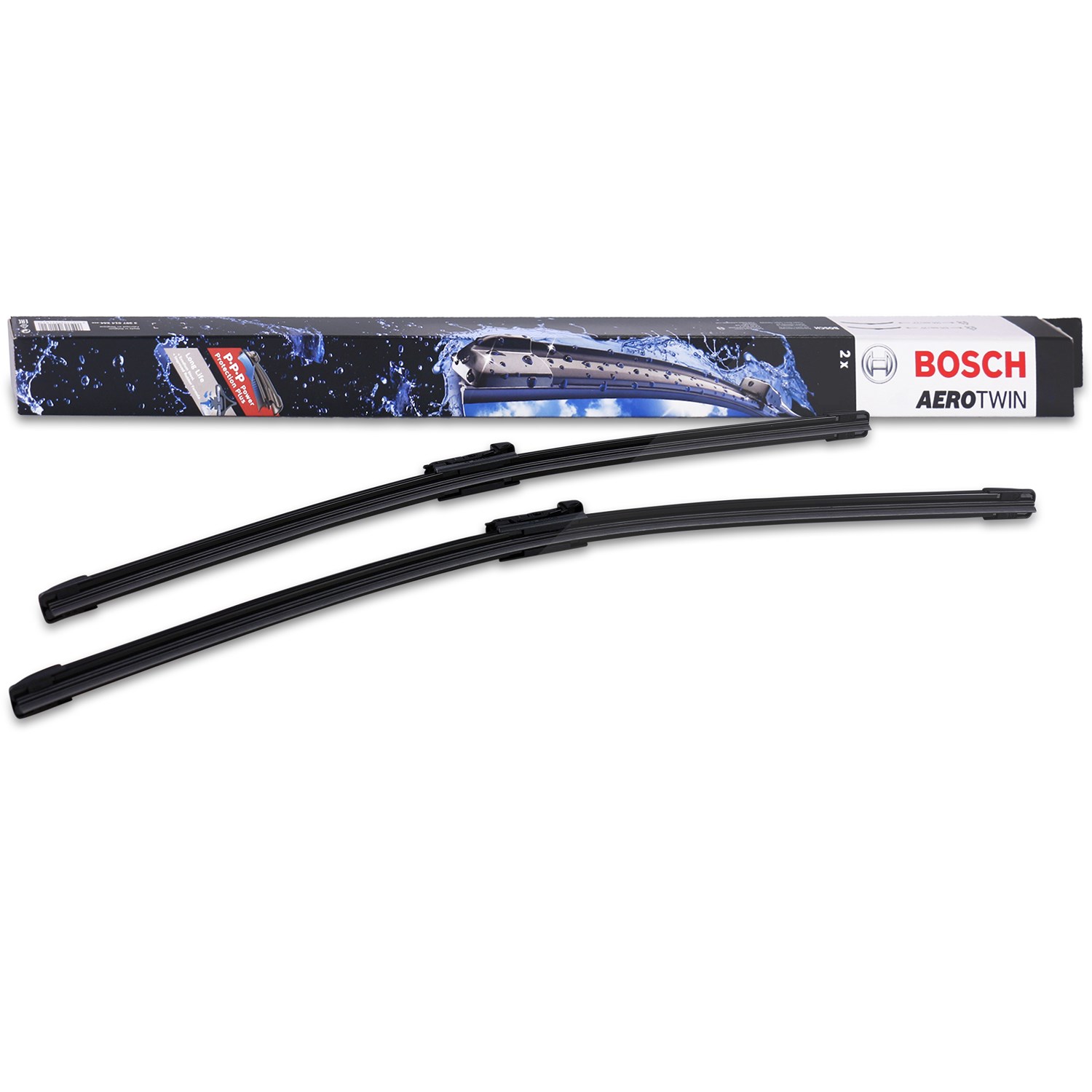 Bosch Wischerblatt Aerotwin Spoiler A966S [Hersteller-Nr. 3397118966] für Volvo, Chevrolet, Land Rover, VW, Fiat