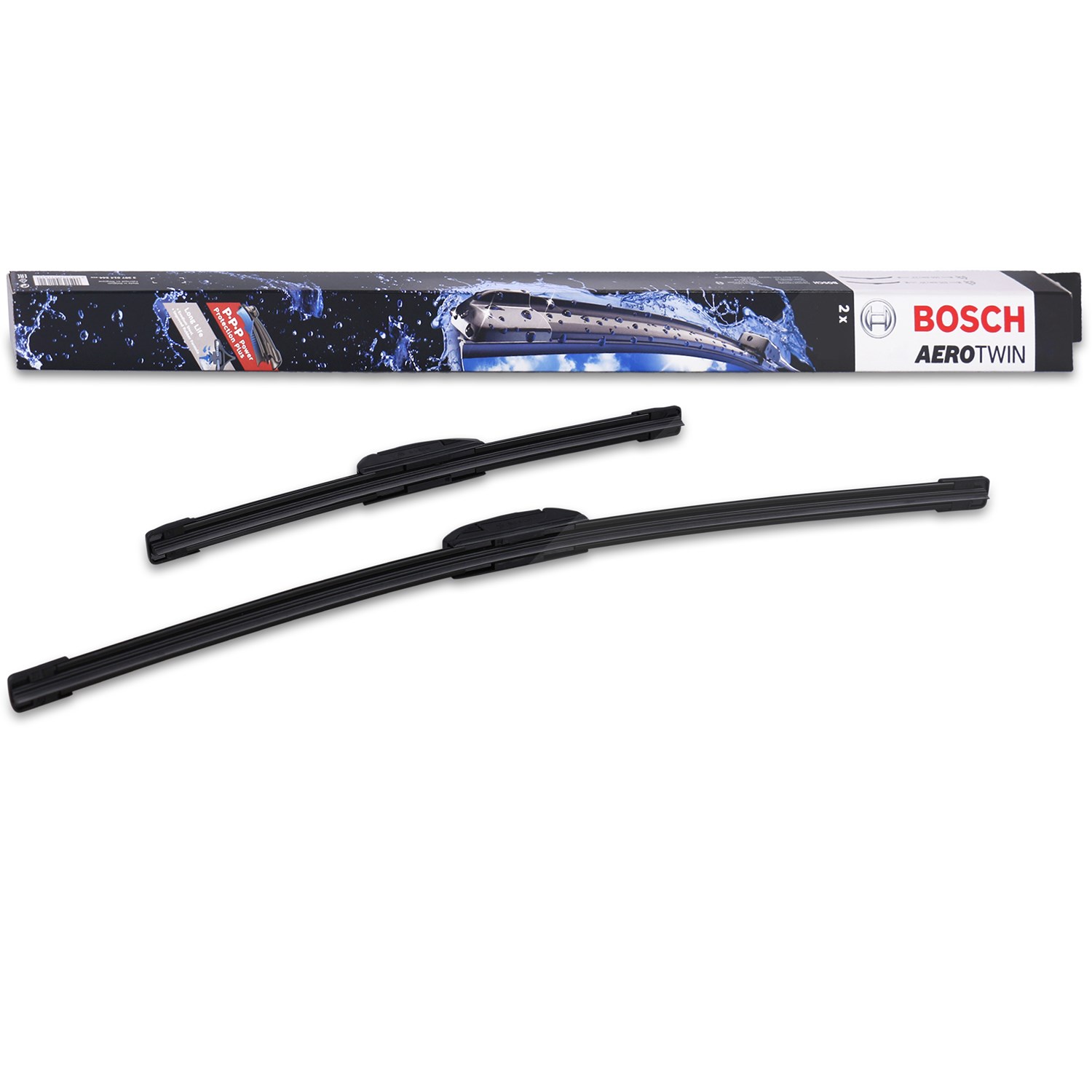 Bosch Wischerblatt Aerotwin Retro Spoiler AR553S [Hersteller-Nr. 3397007589] für Nissan, Mitsubishi, Geely, Hyundai, Chevrolet, Suzuki, Daihatsu