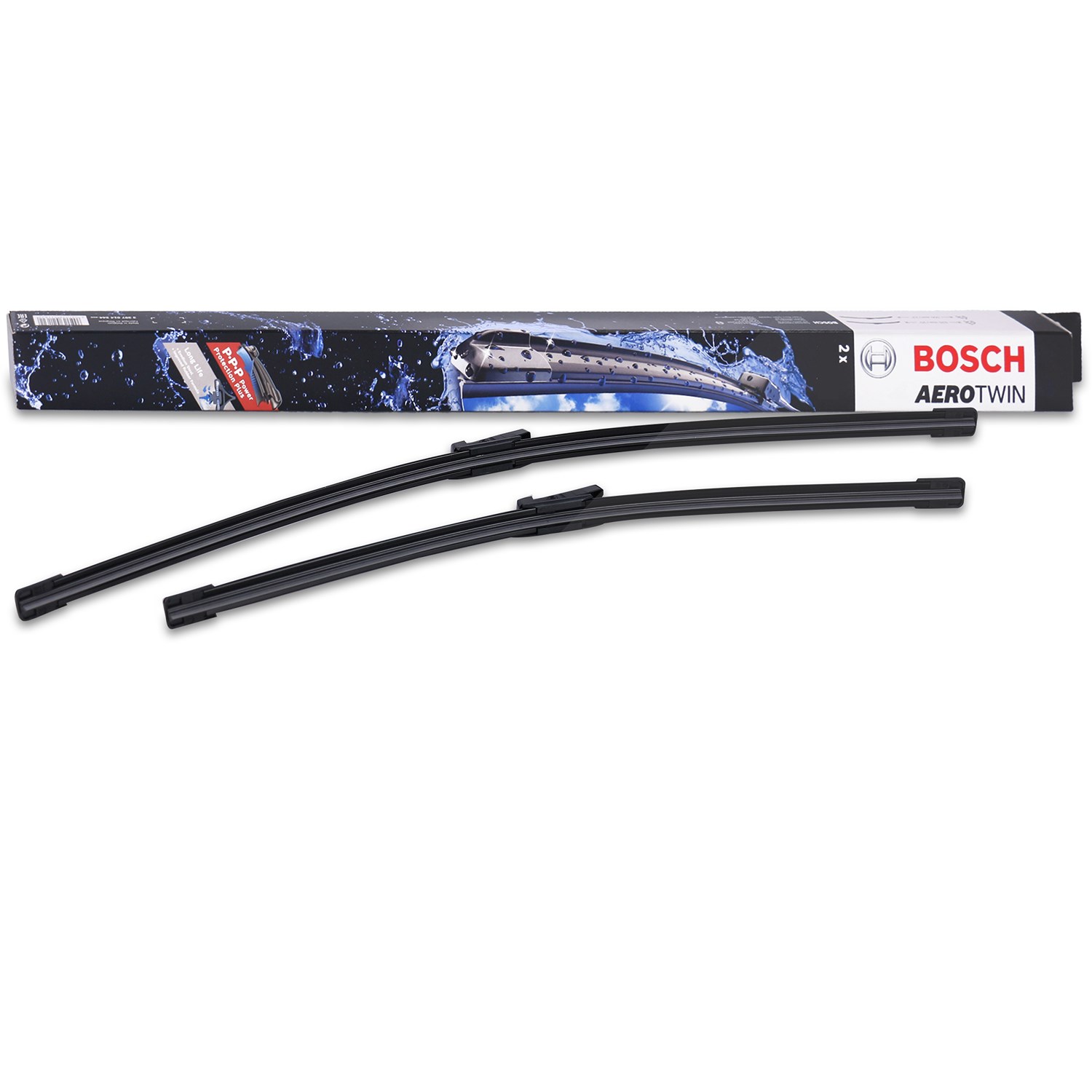 Bosch Wischerblatt Aerotwin A621S vorne [Hersteller-Nr. 3397014621] für VW, Alfa Romeo, Audi, Tesla, Ssangyong, Porsche, Jaguar