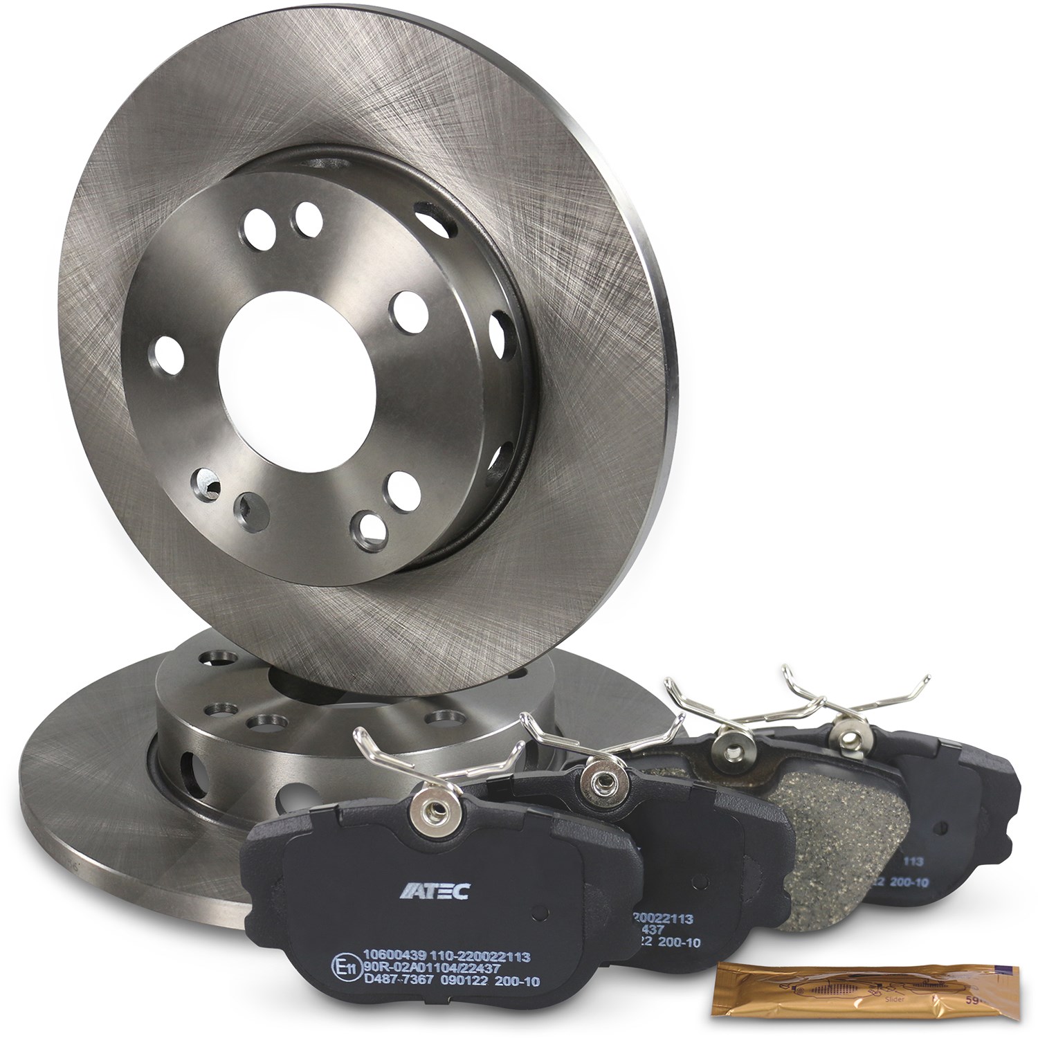 Bestprice Bremsscheiben + Bremsbeläge Vorderachse VOLL [Hersteller-Nr. 10600440] für Mercedes-Benz
