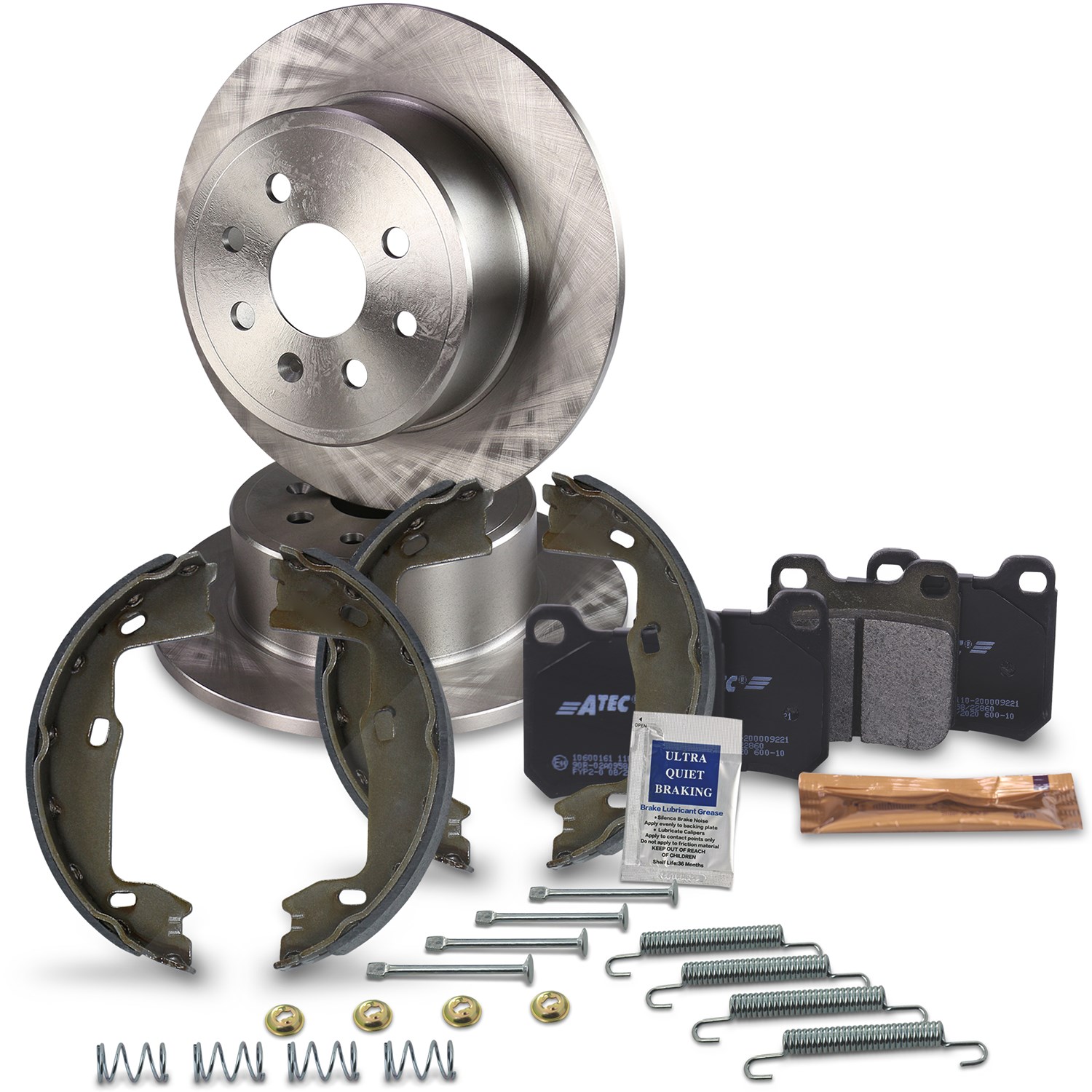 Bestprice Bremsscheiben + Bremsbeläge Hinterachse Voll [Hersteller-Nr. 31294087] für Opel