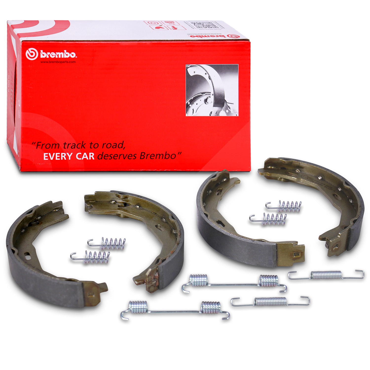 Brembo Bremsbacken Feststellbremse mit Zubehör [Hersteller-Nr. S50522] für Mercedes-Benz