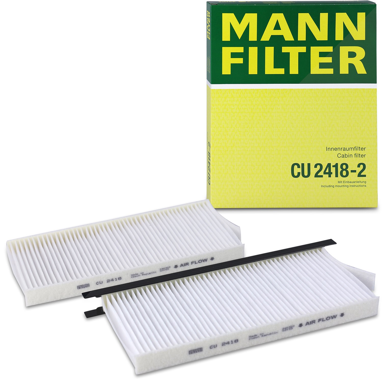Mann-filter Filter, Innenraumluft [Hersteller-Nr. CU2418-2] für Opel, Vauxhall, Renault, Nissan, Mercedes-Benz