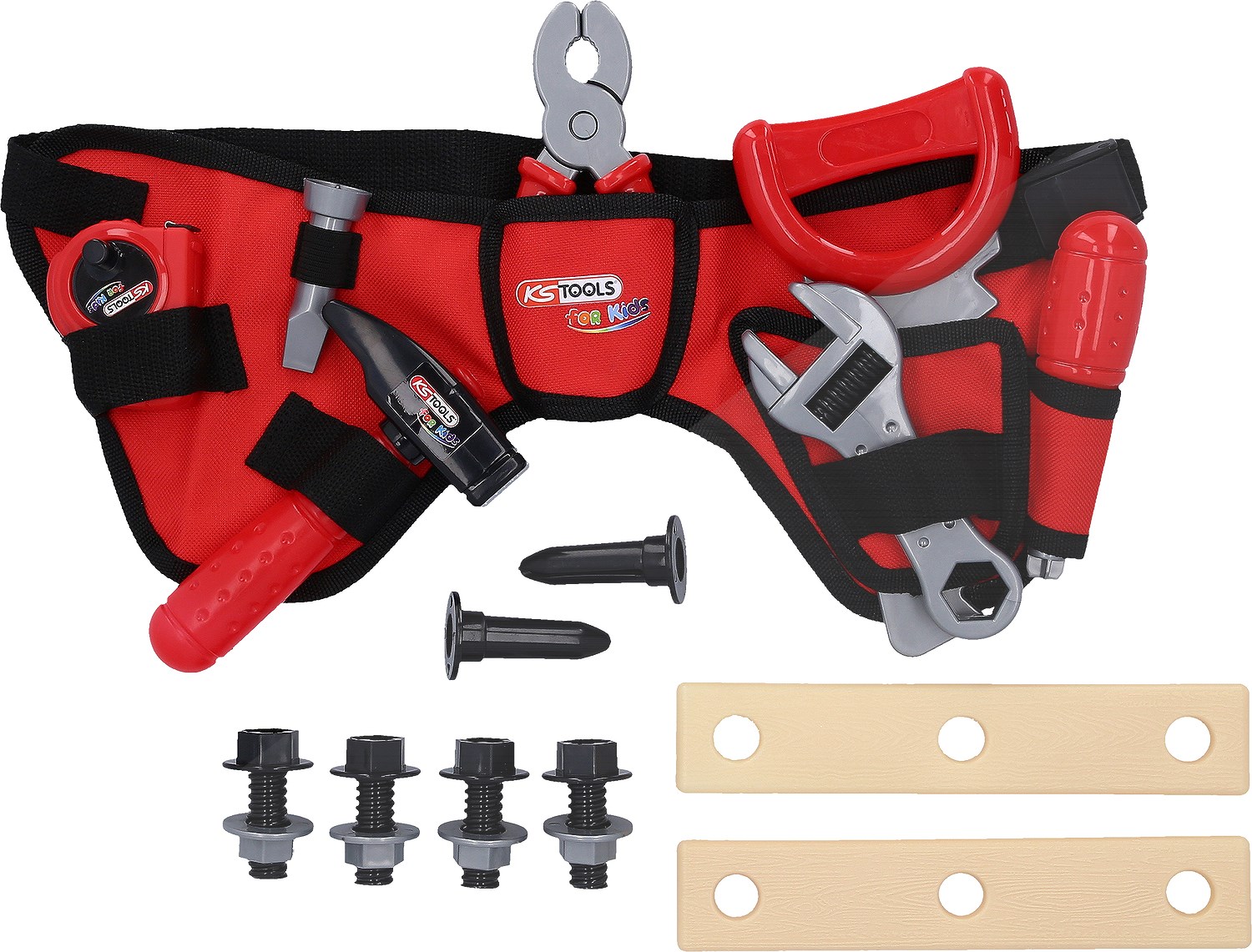 Ks Tools Kinder Werkzeug-Satz mit Werkzeuggürtel, 20-tlg [Hersteller-Nr. 100206]