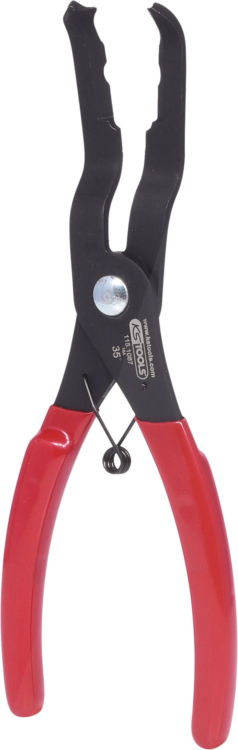 Ks Tools Trim-Clip-Zange, Zangenende 35°, 190mm [Hersteller-Nr. 115.1087]