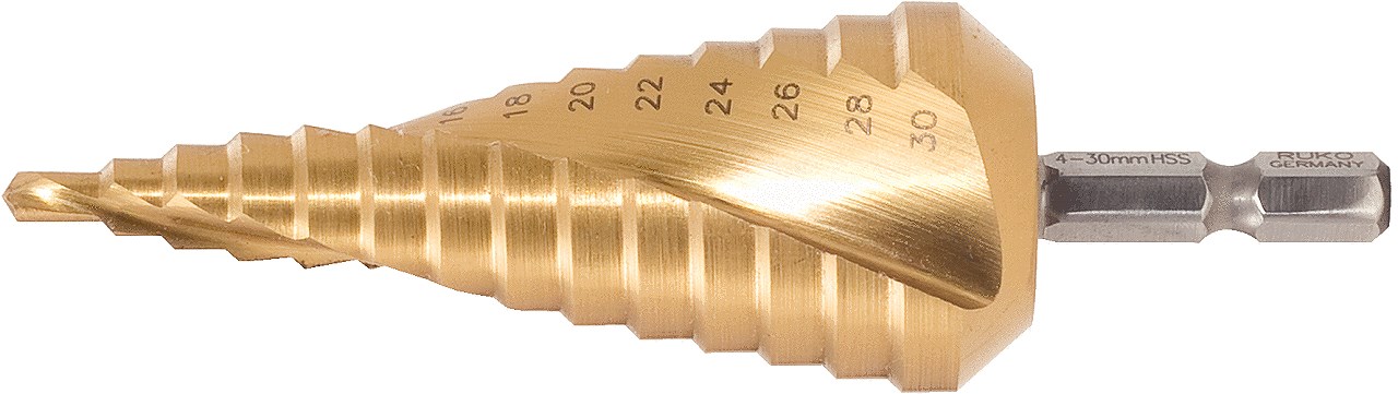 Ks Tools HSS-TiN Stufenbohrer,Ø 4,8-10,7mm, 5 Stufen [Hersteller-Nr. 330.2362]