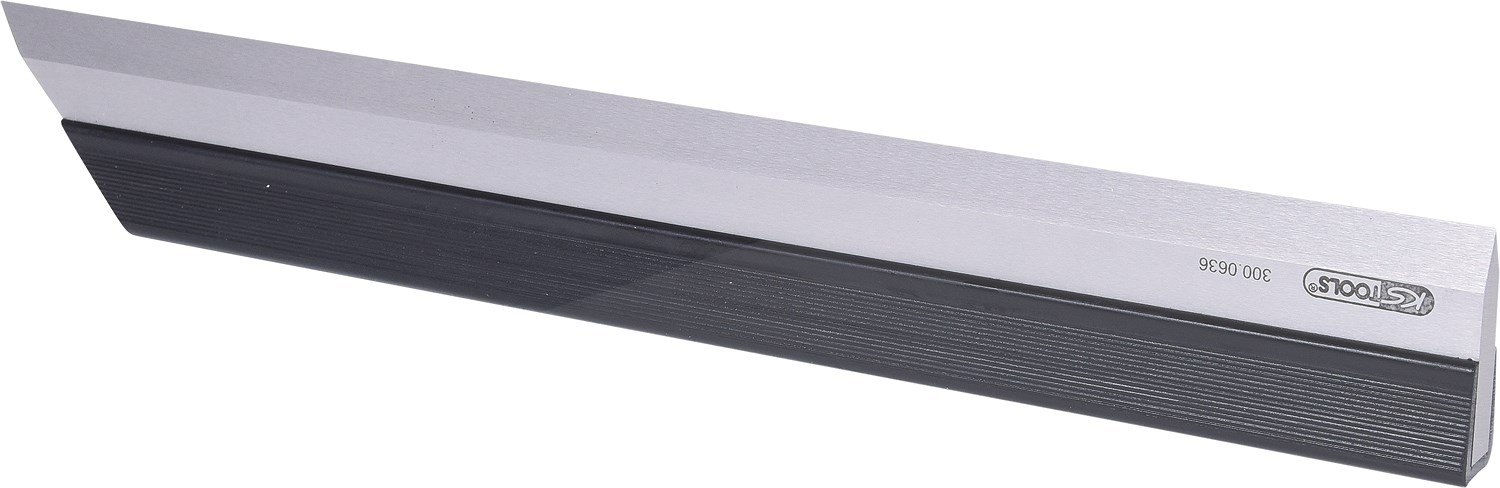 KS-Tools 300mm Haarlineal - Präzisions-Prüflineal aus gehärtetem rostfreiem Stahl - DIN 874 - Image 4