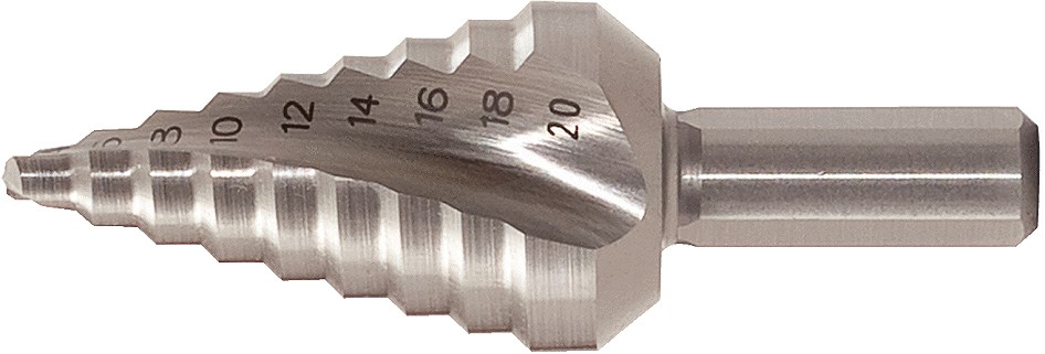 Ks Tools HSS Stufenbohrer extra kurz,Ø 4-12mm, 9 Stufen [Hersteller-Nr. 330.2371]