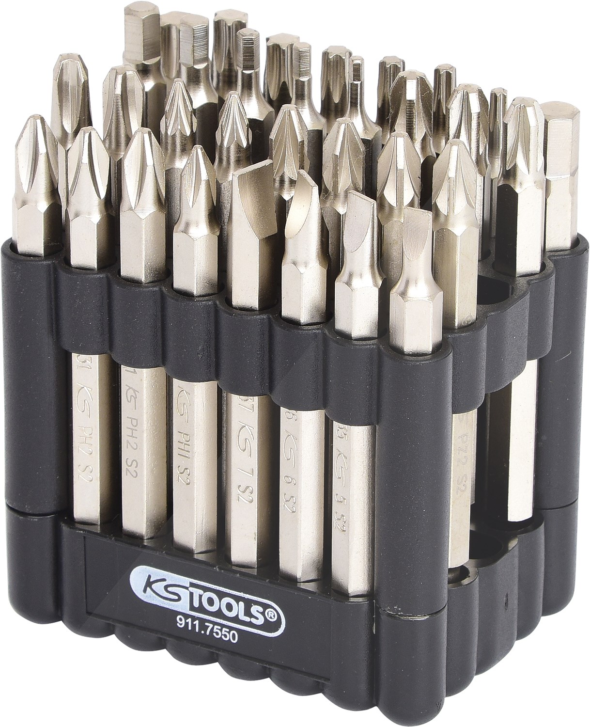 Ks Tools 1/4 Bit-Satz, 75mm, 32-tlg [Hersteller-Nr. 911.7550]