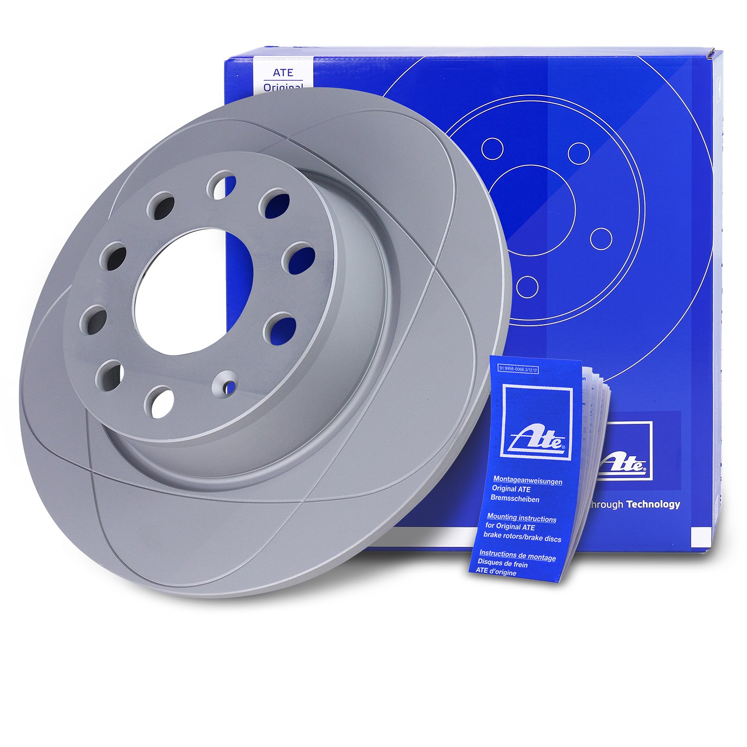 Ate POWERDISC Bremsscheibe voll hinten [Hersteller-Nr. 24.0310-0356.1] für Seat, Audi, Cupra, VW, Skoda