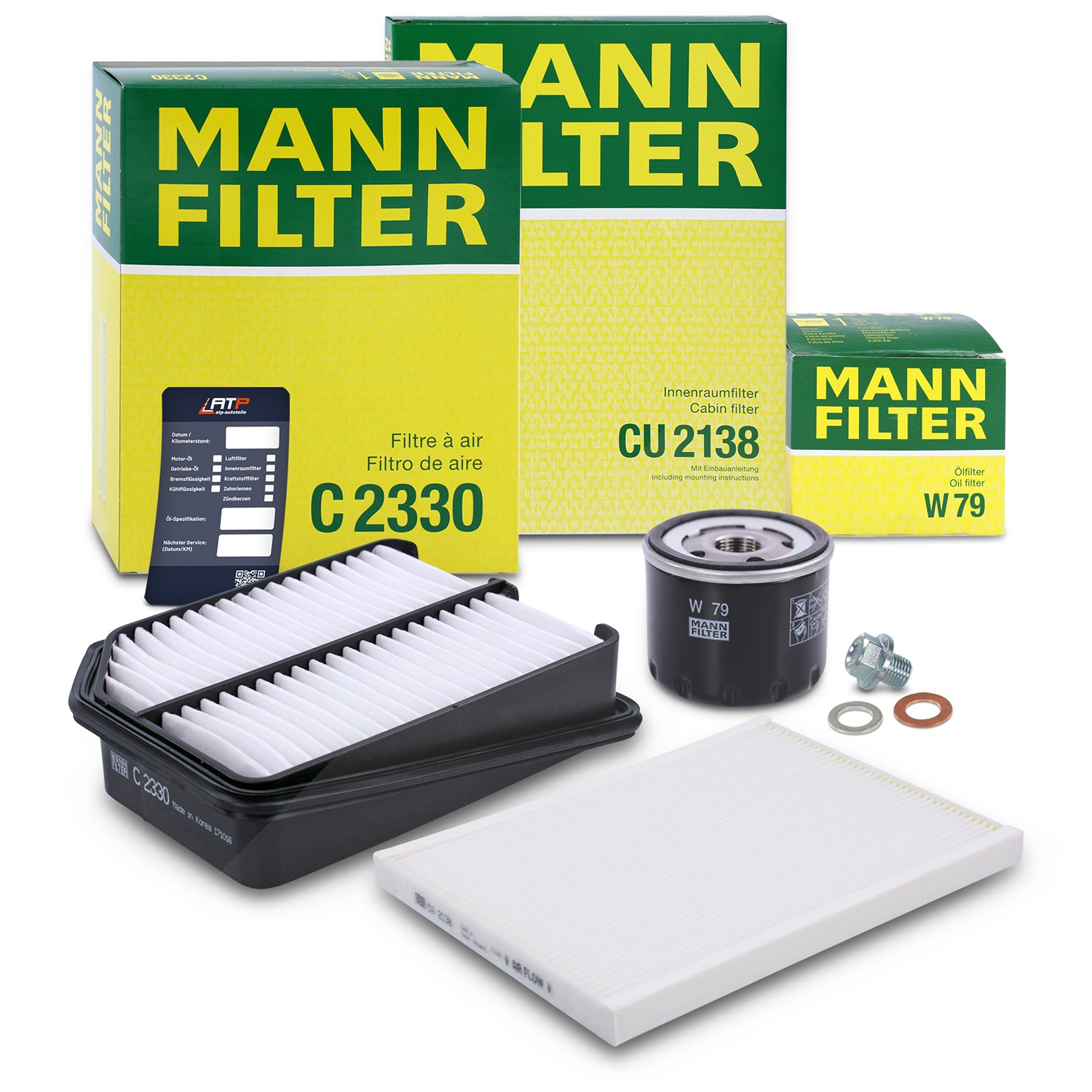 Mann-filter Inspektionspaket Filtersatz SET A [Hersteller-Nr. 10493332] für Suzuki