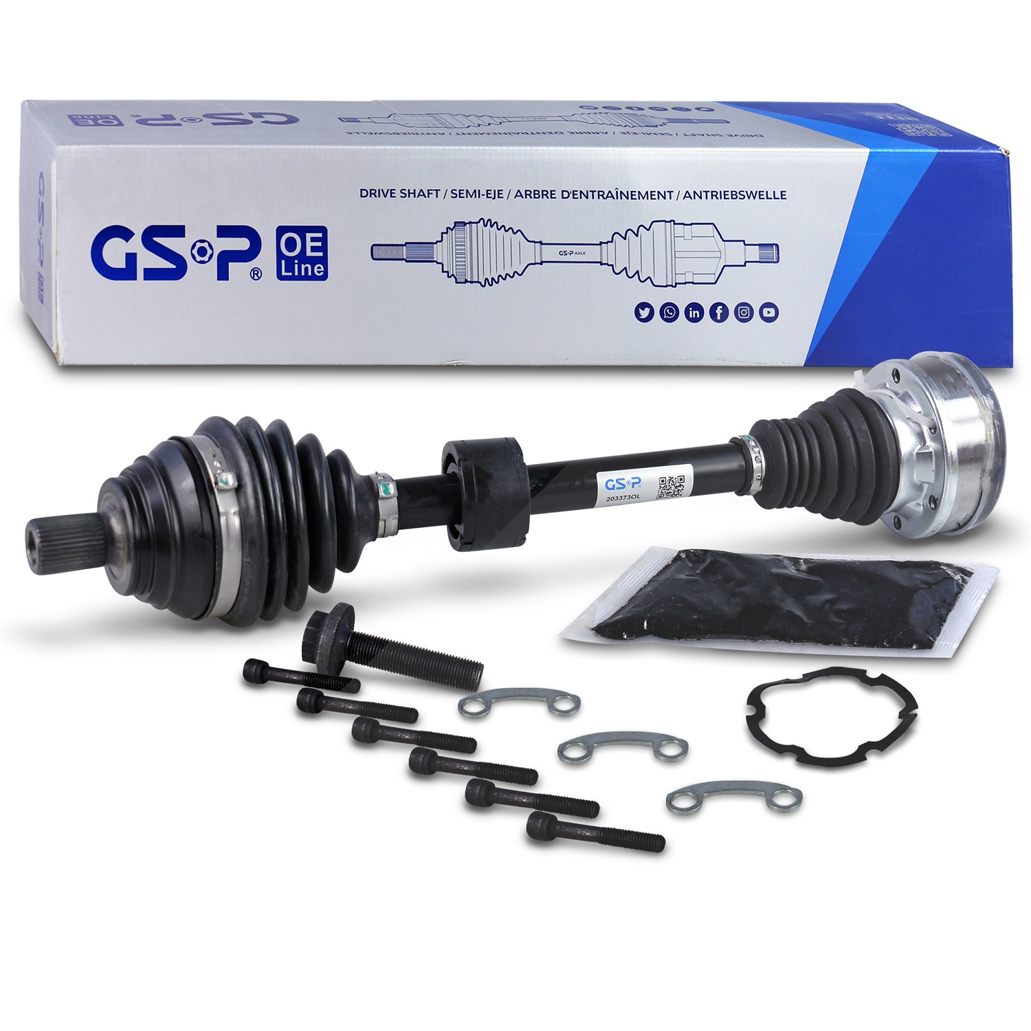Gsp Antriebswelle [Hersteller-Nr. 203373OL] für Skoda, VW, Seat, Audi